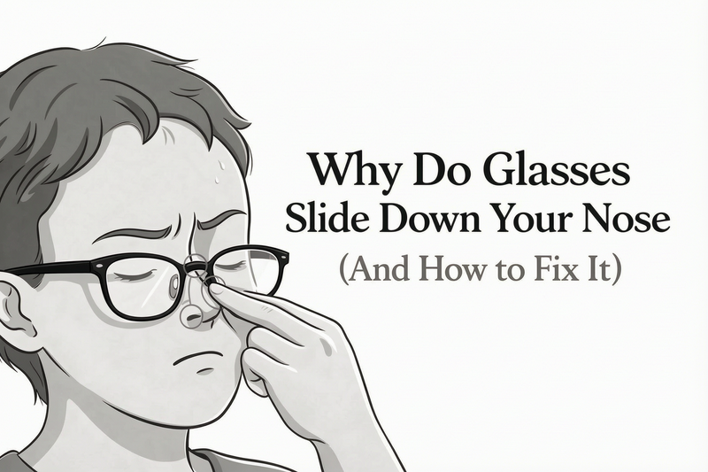 Why Do Glasses Slide Down Your Nose (And How to Fix It)
