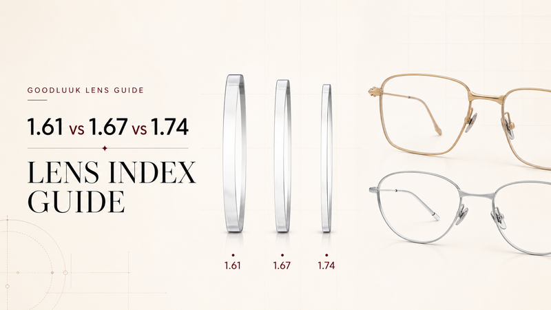 1.61 vs 1.67 vs 1.74 Lenses: Lens Index Guide