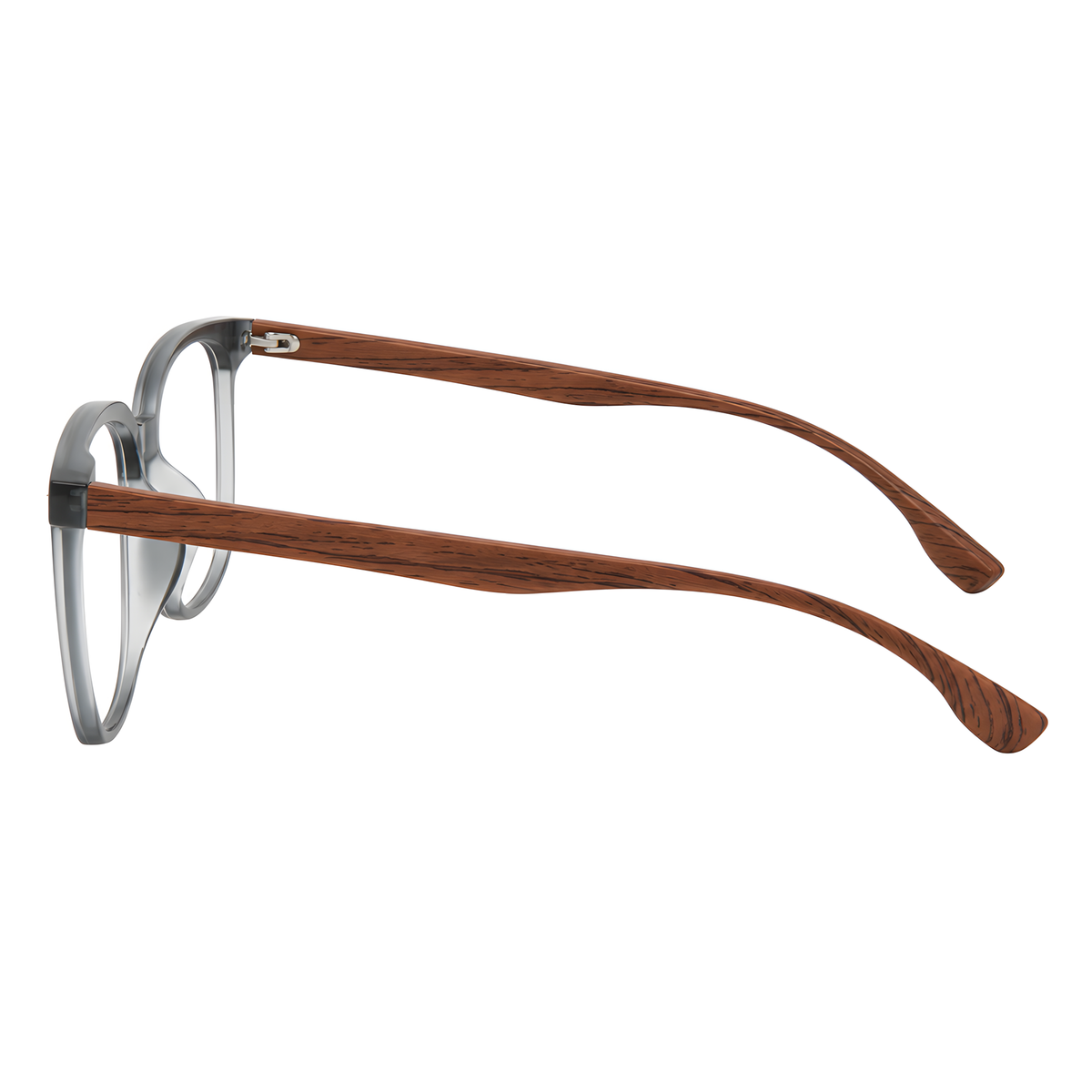 NAGANO Asian fit eyeglasses - 9056白底图砂灰色2