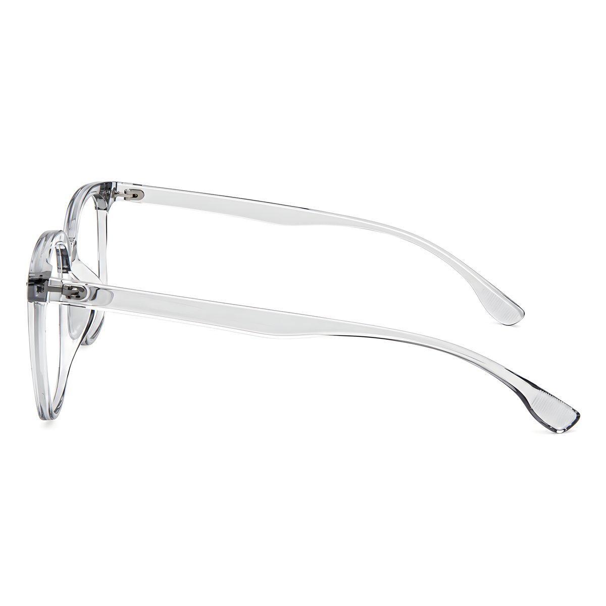 NAGANO Asian fit eyeglasses - 9056白底图透灰色3