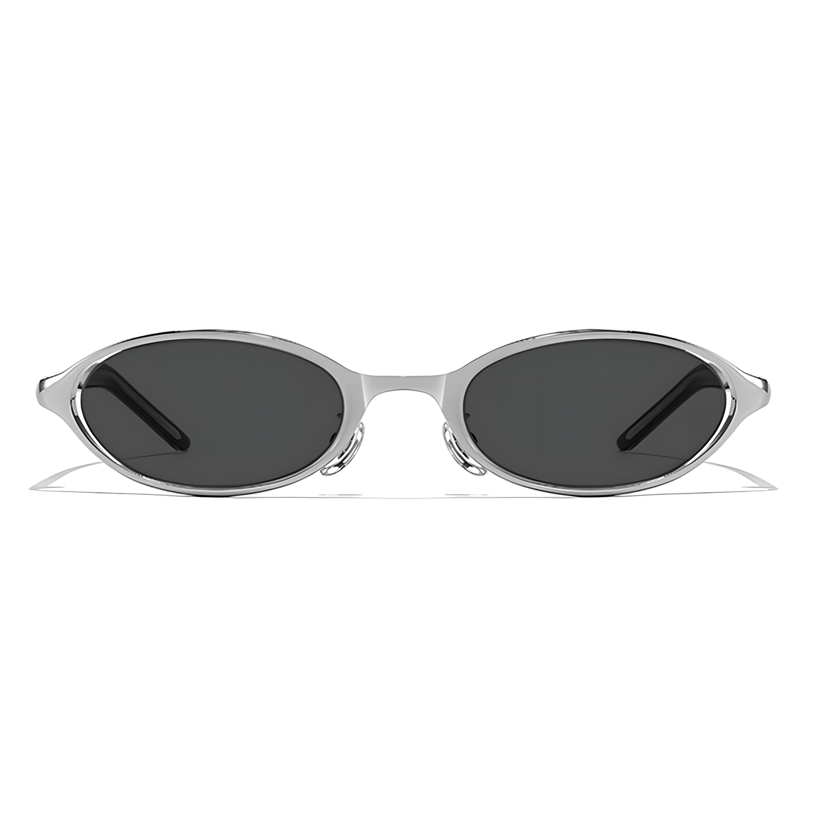 ALASSIO - Silver / Dark Gray Lens - view 3 #Color_Silver / Dark Gray Lens