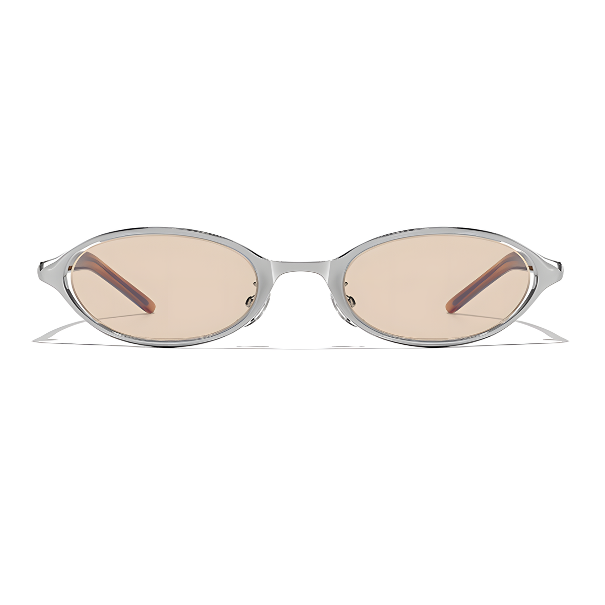 ALASSIO - Silver / Light Brown Lens - view 3 #Color_Silver / Light Brown Lens