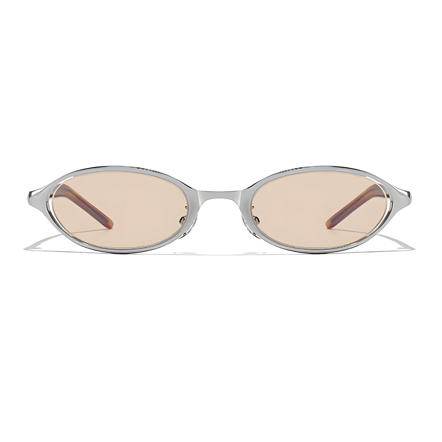 ALASSIO - Silver / Light Brown Lens - view 3 #Color_Silver / Light Brown Lens