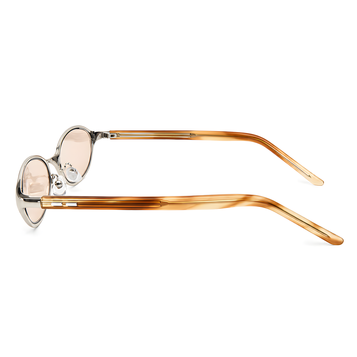 ALASSIO - Silver / Light Brown Lens - view 1 #Color_Silver / Light Brown Lens