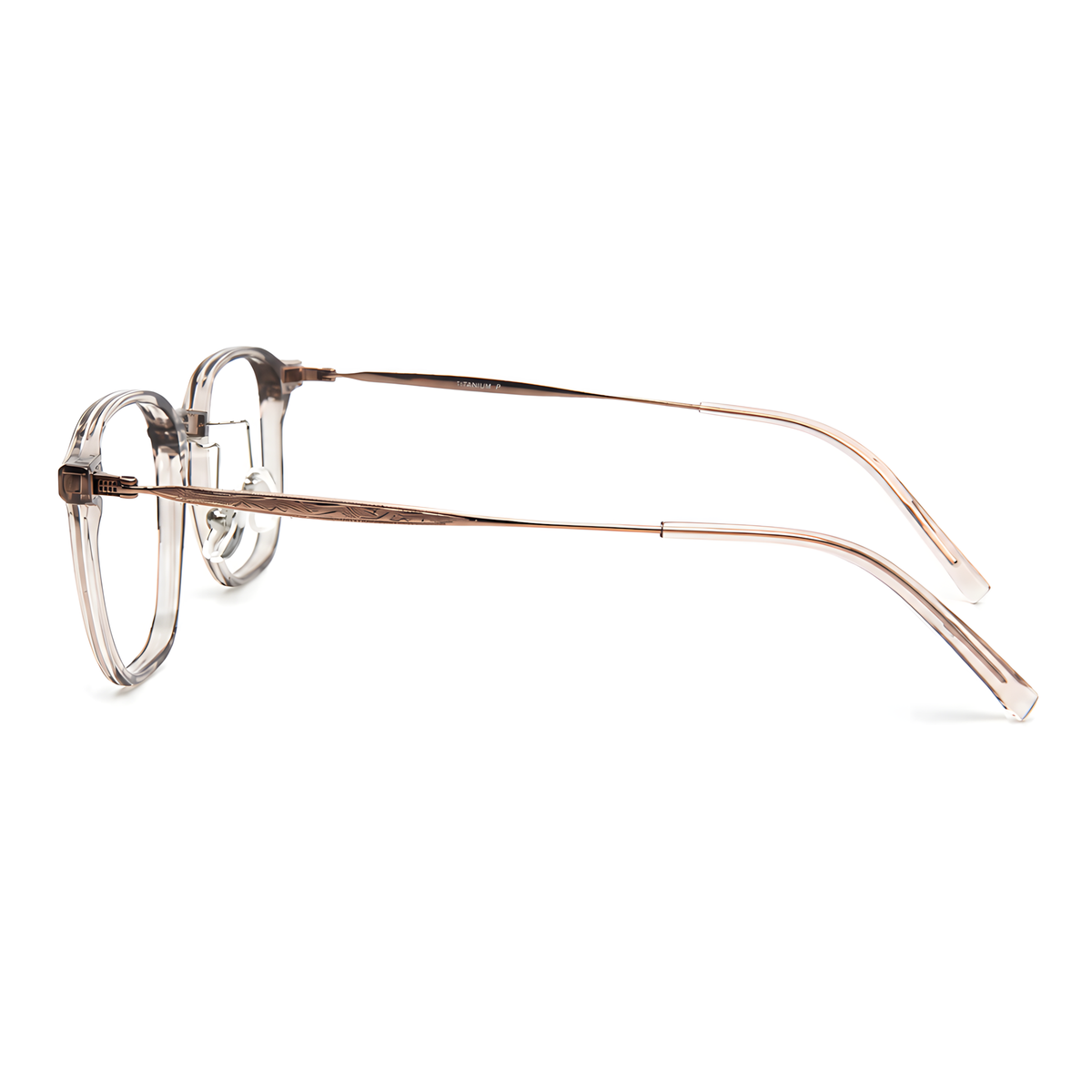 ULSAN Tea/Rose Gold eyeglasses - product view 3