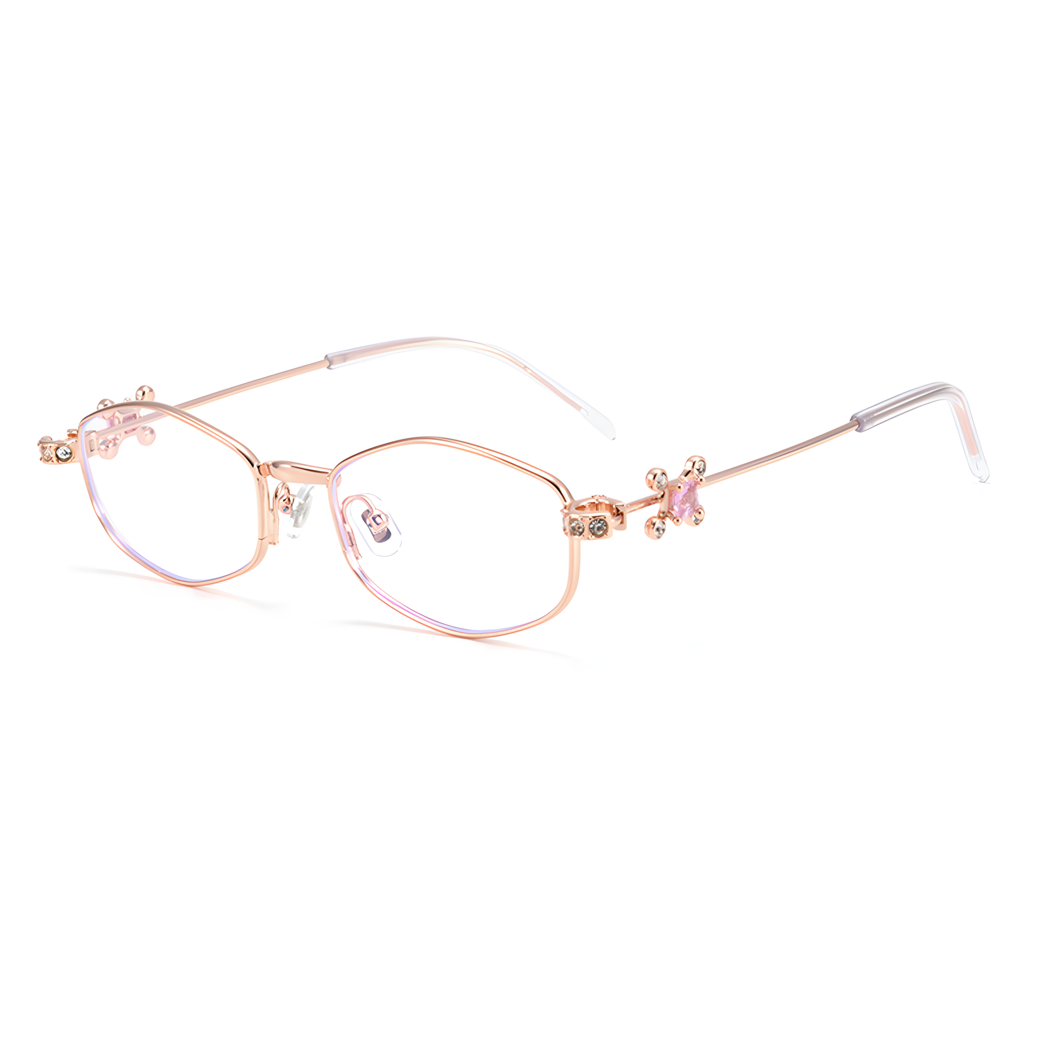 SUZUME eyeglasses - F-30915Y-ROSECOLD (2)