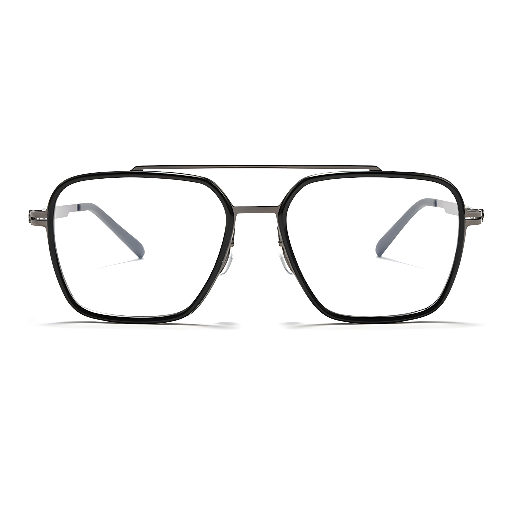 TAKAYAMA Black/Gunmetal Asian fit eyeglasses