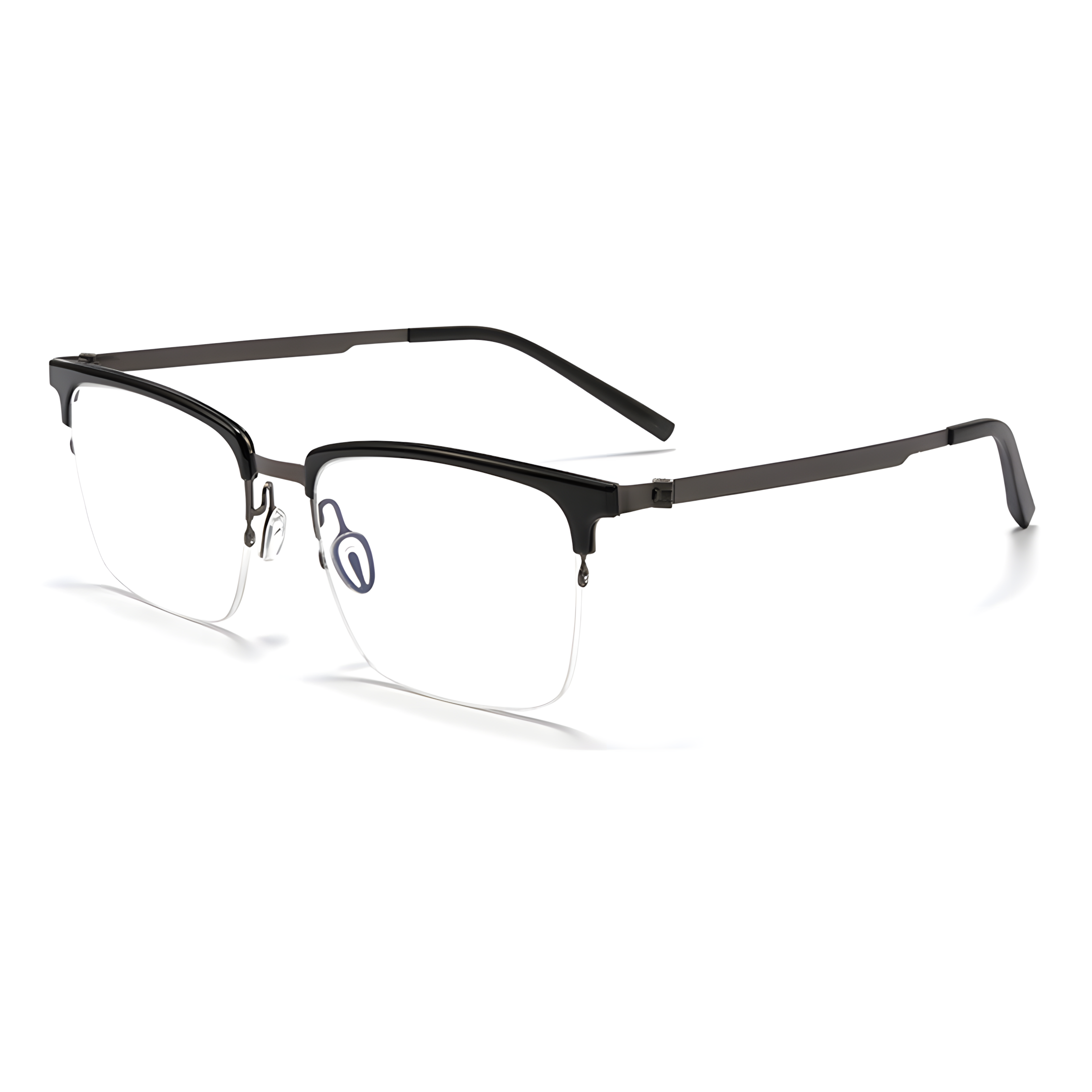 JEJU Black/Gunmetal Asian fit eyeglasses