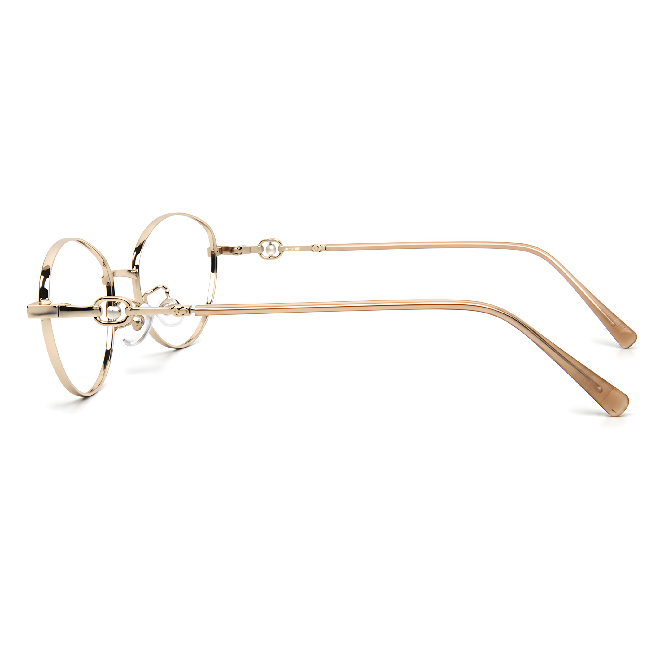 YOKOHAMA Brown/Gold Asian fit eyeglasses