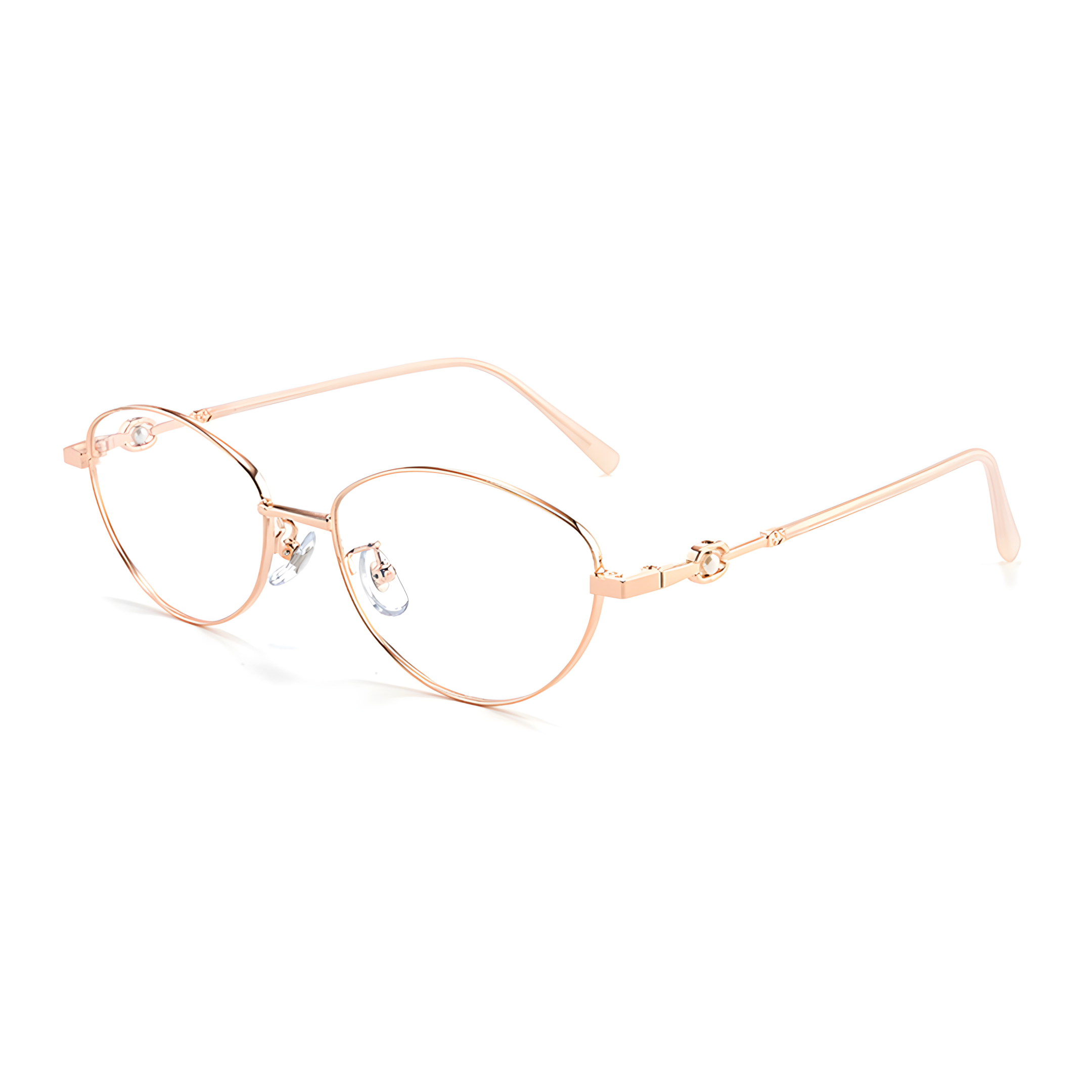 YOKOHAMA Milk/Rose Gold Asian fit eyeglasses
