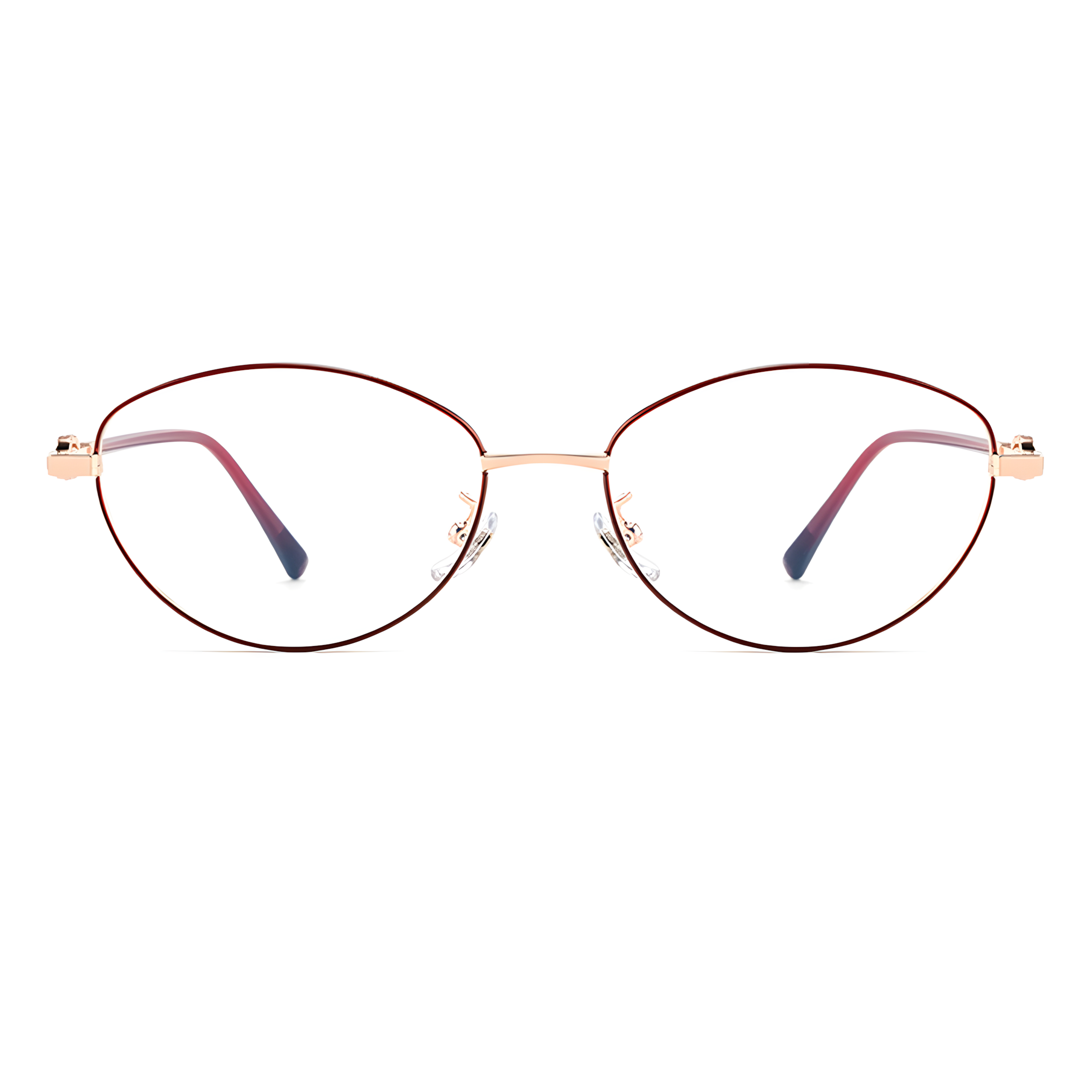 YOKOHAMA Red/Gold Asian fit eyeglasses