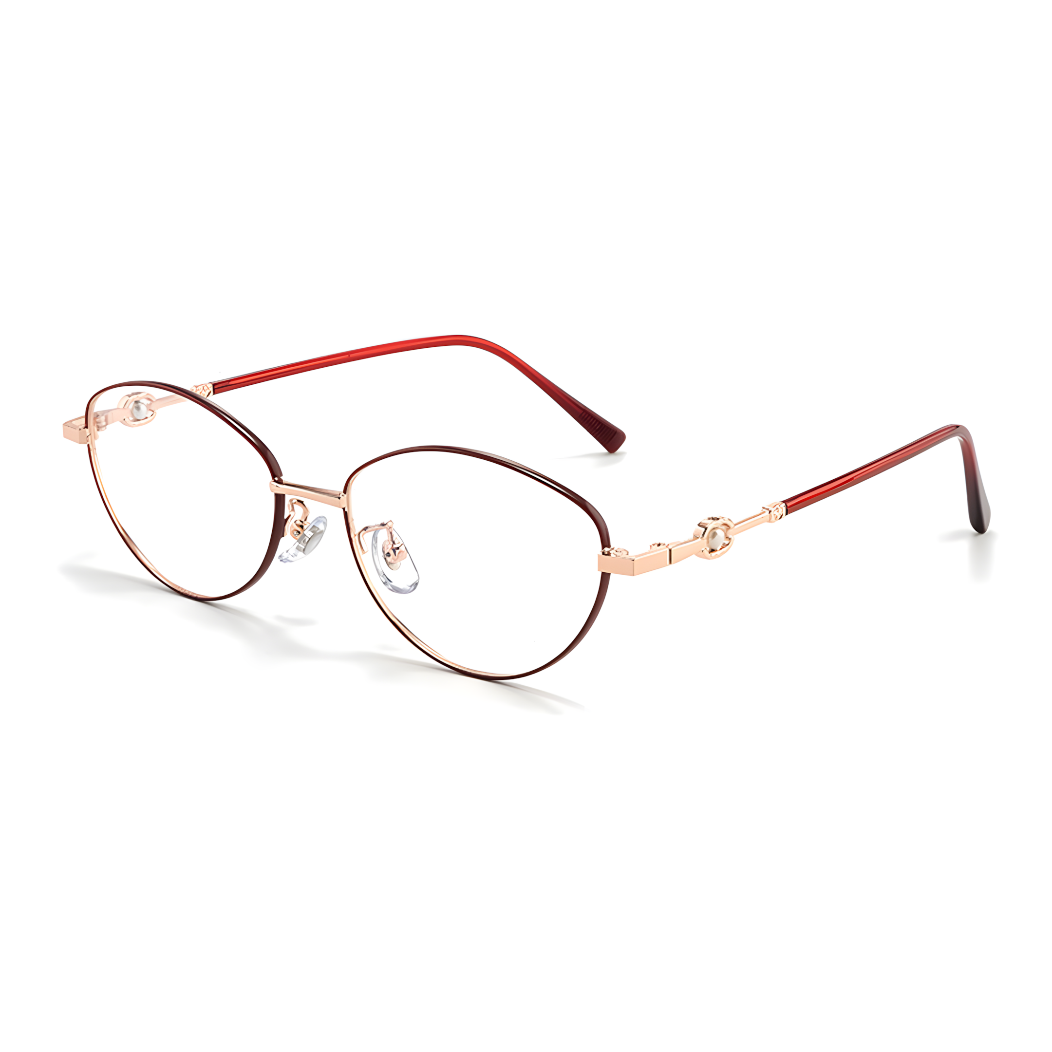 YOKOHAMA Red/Gold Asian fit eyeglasses