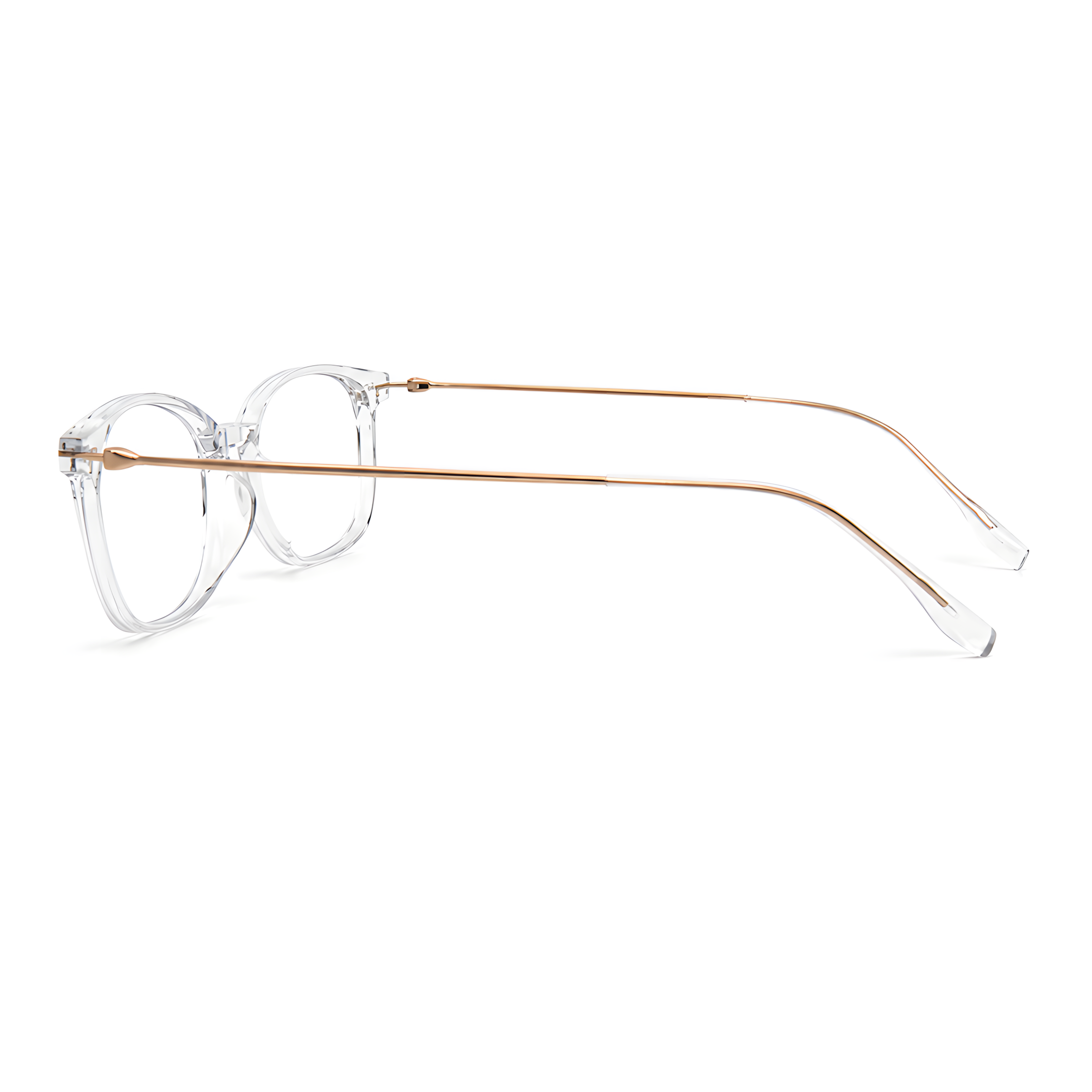 KOENJI Translucent/Rose Gold Asian fit eyeglasses
