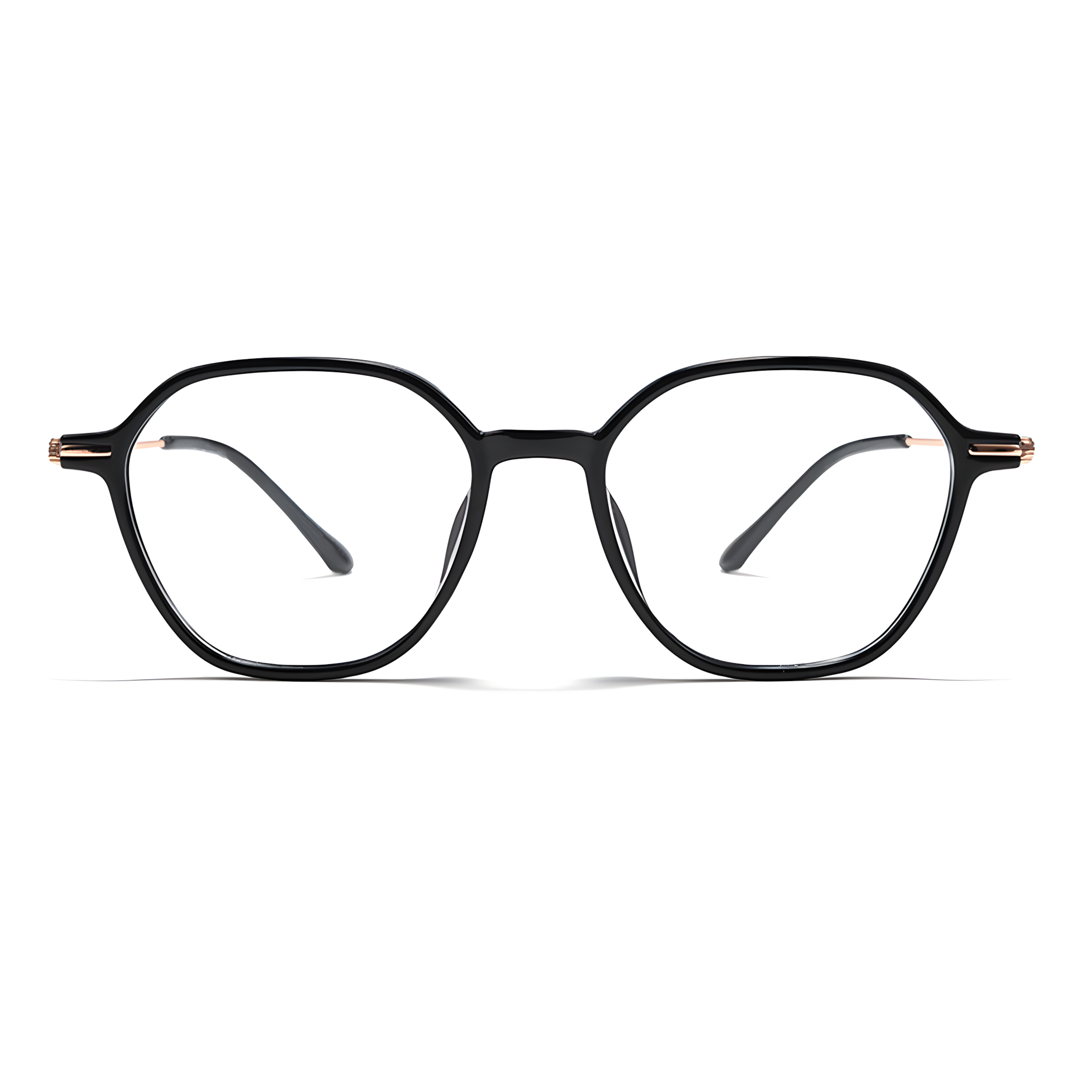 SEOCHO Black/Rose Gold Asian fit eyeglasses