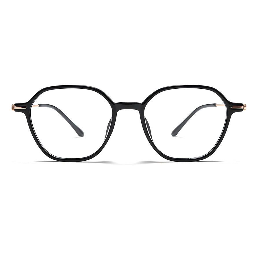 SEOCHO Black/Rose Gold Asian fit eyeglasses