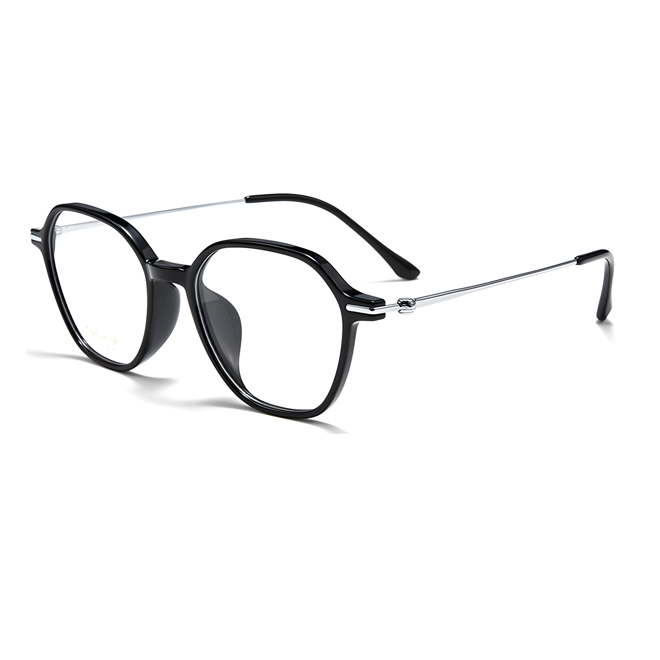 SEOCHO Black/Silver Asian fit eyeglasses