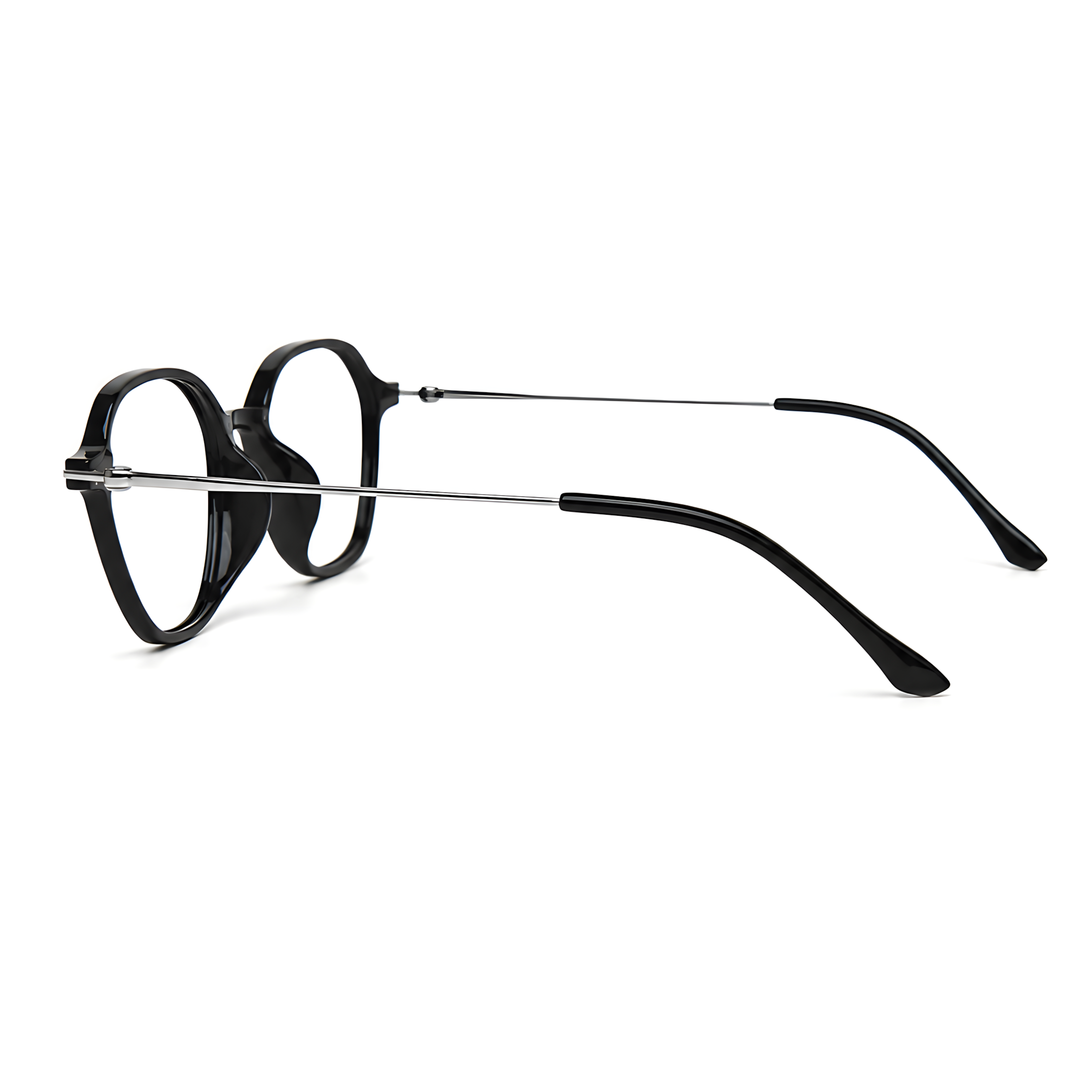 SEOCHO Black/Silver Asian fit eyeglasses