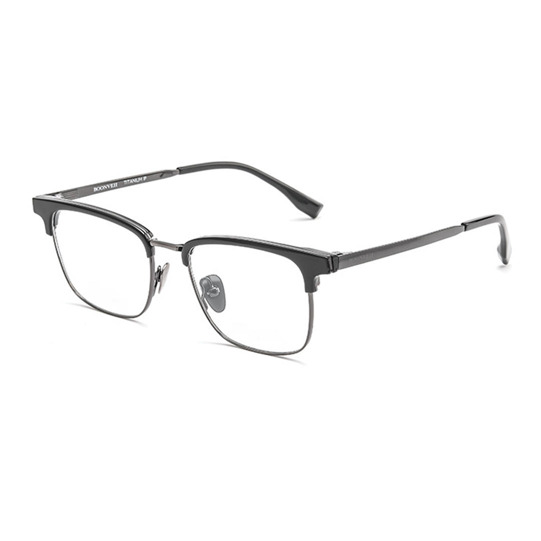 SUWON Black/Gunmetal Asian fit eyeglasses