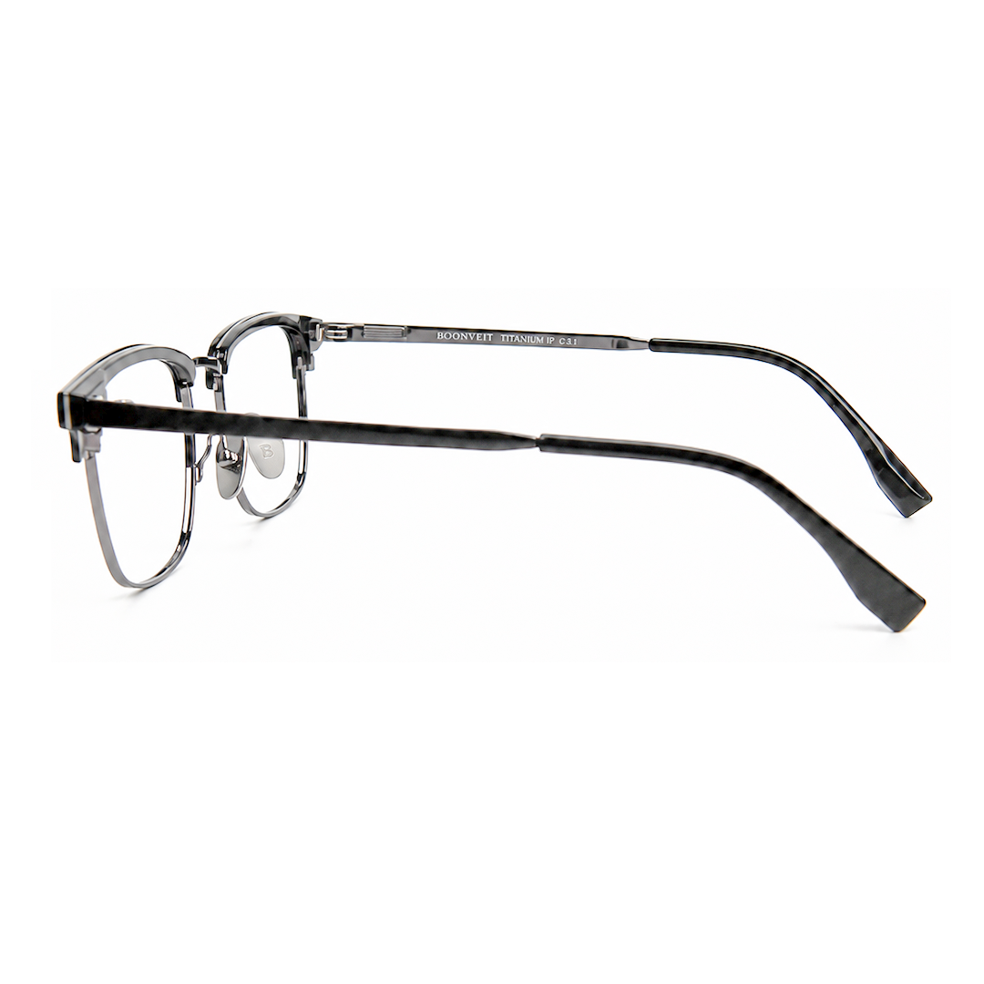 SUWON Black/Gunmetal Asian fit eyeglasses