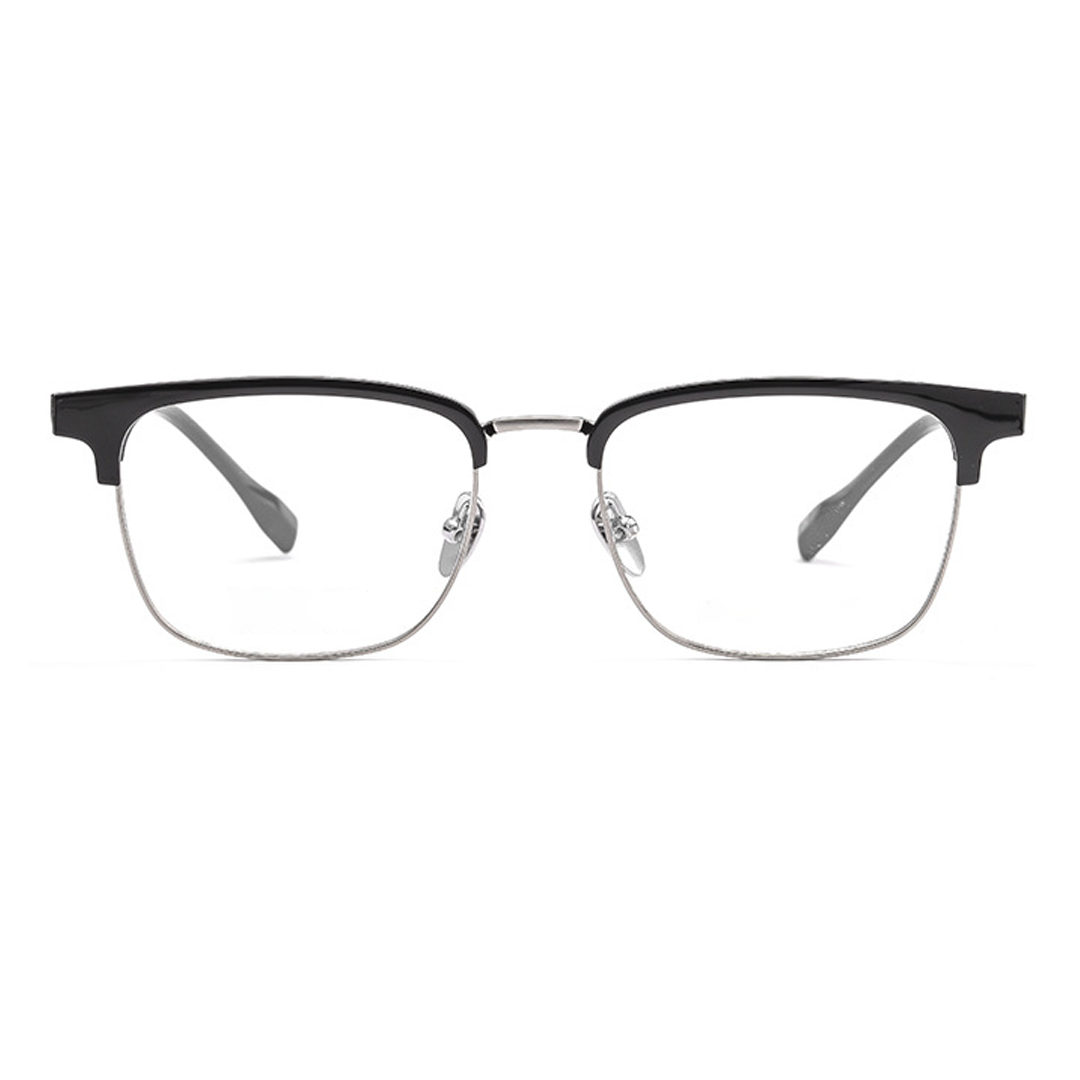 SUWON Black/Silver Asian fit eyeglasses