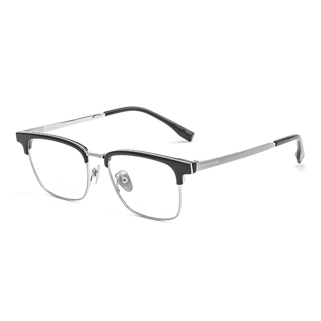 SUWON Black/Silver Asian fit eyeglasses