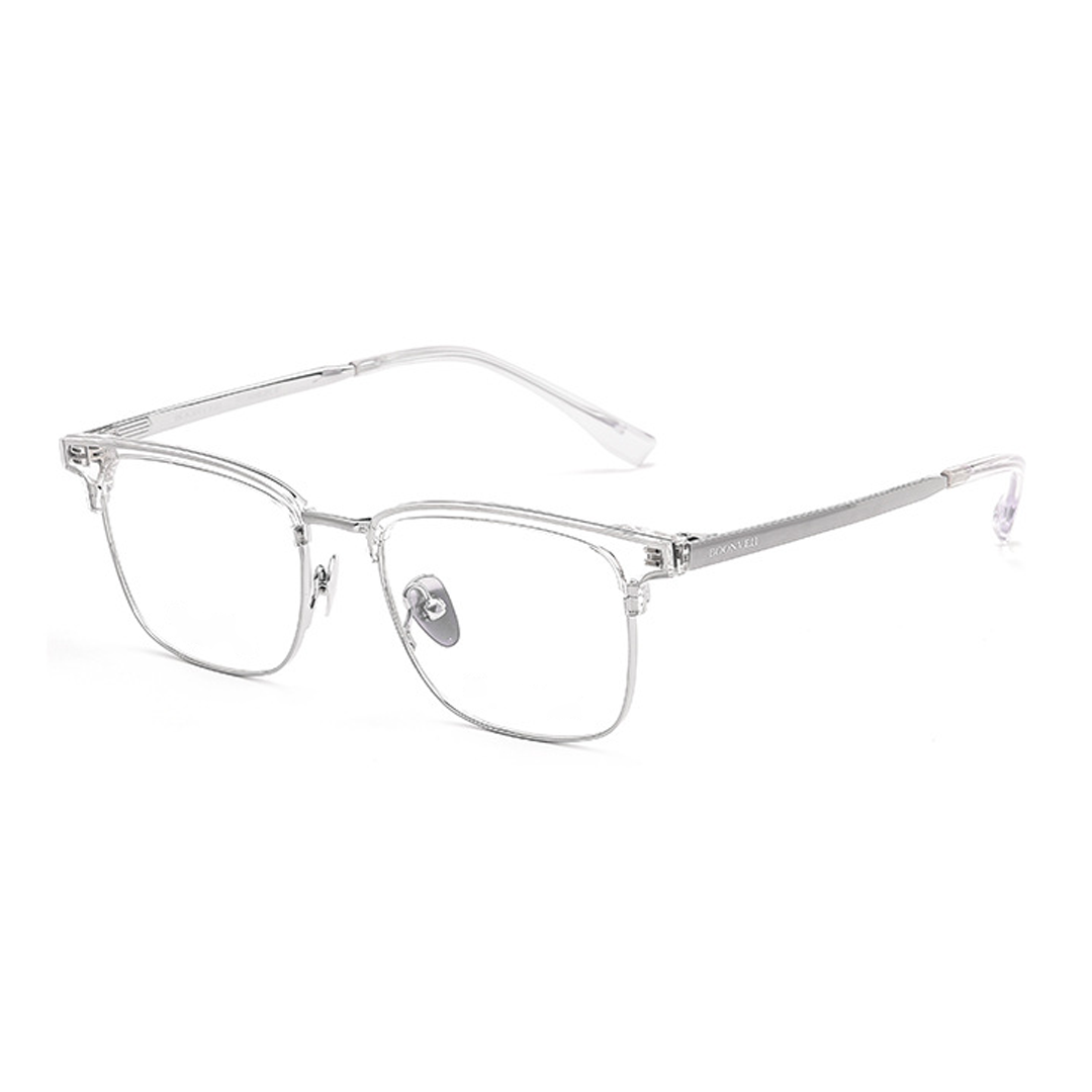 SUWON Translucent/Silver Asian fit eyeglasses