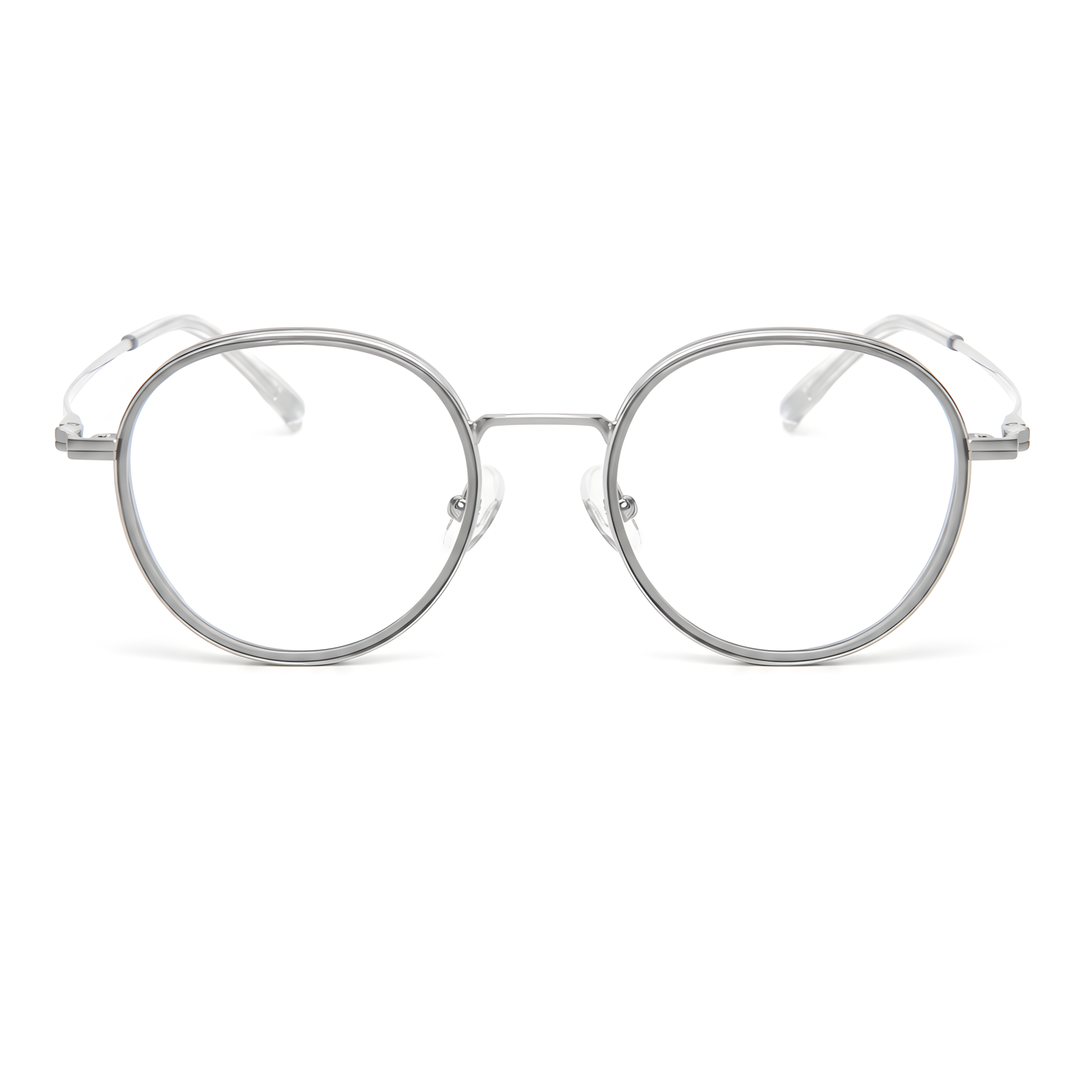 NIKKO Gray/Silver Asian fit eyeglasses