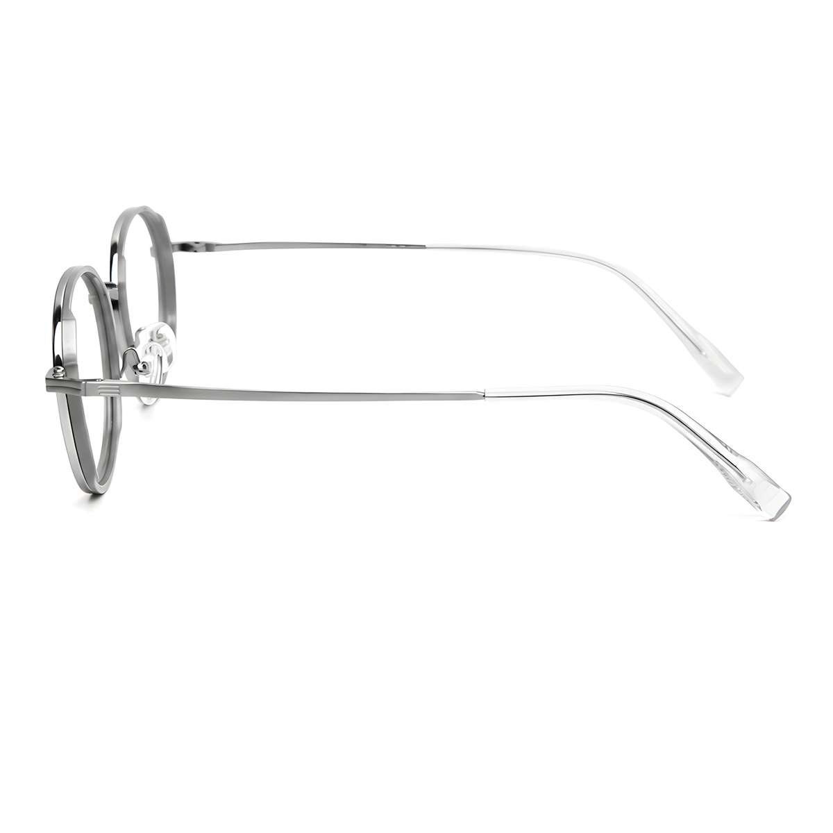 NIKKO Gray/Silver Asian fit eyeglasses
