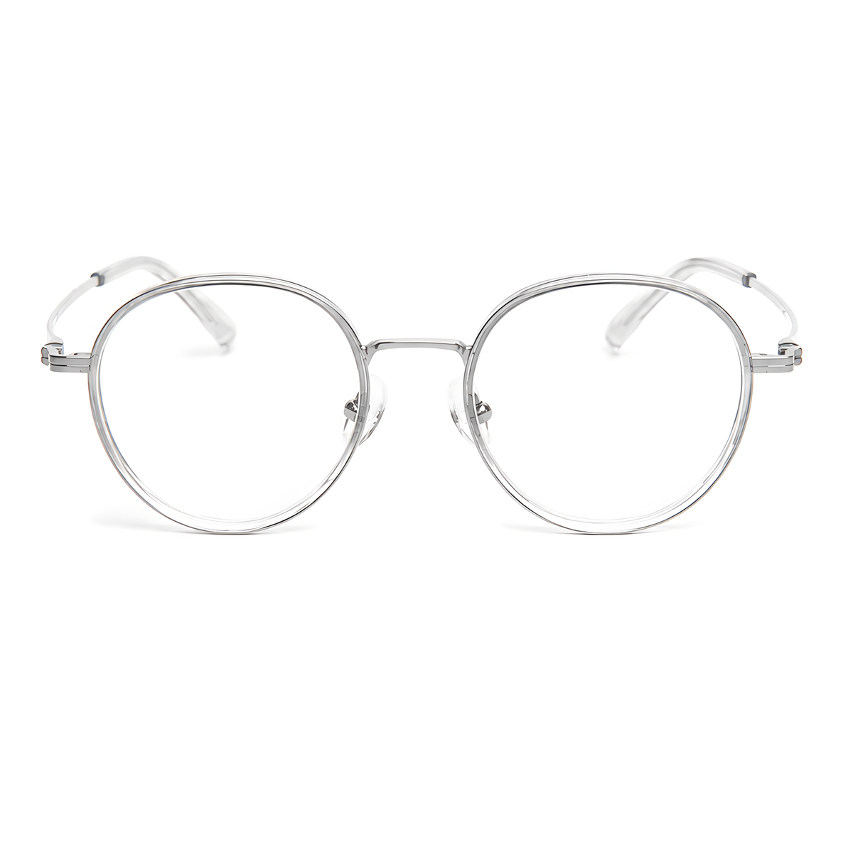 NIKKO Translucent/Silver Asian fit eyeglasses
