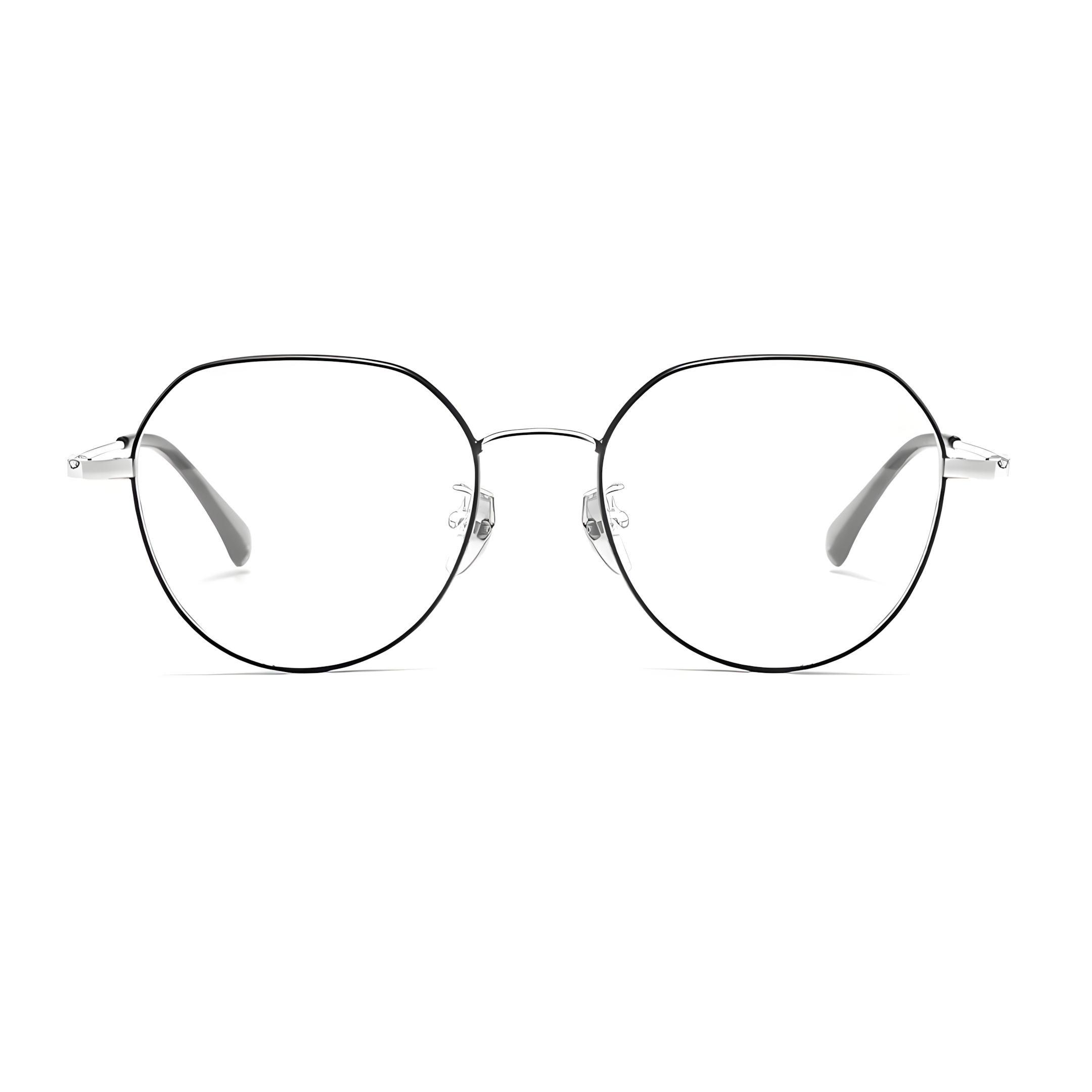 GYEONGJU Black/Silver Asian fit eyeglasses