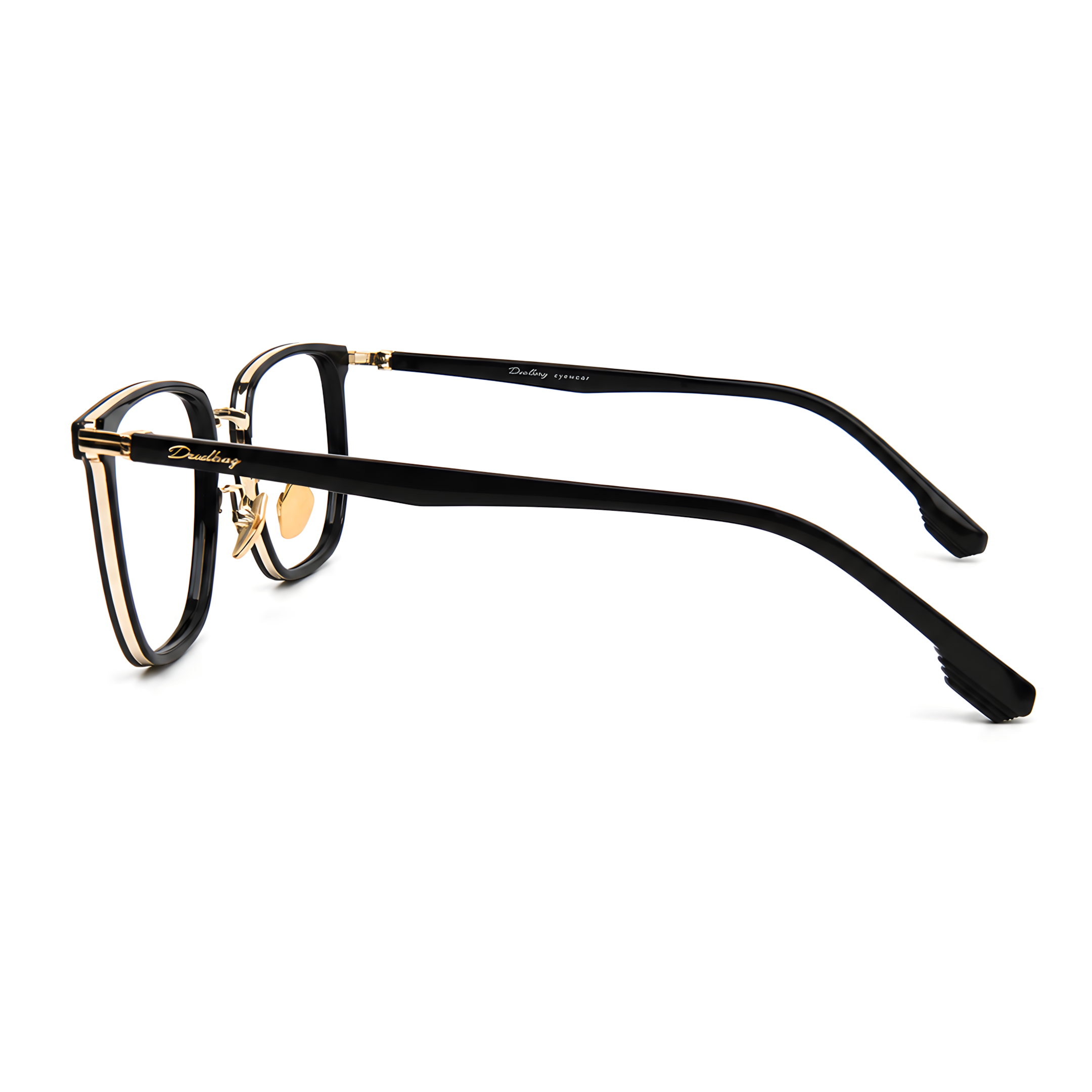 MATSUE Black/Gold Asian fit eyeglasses