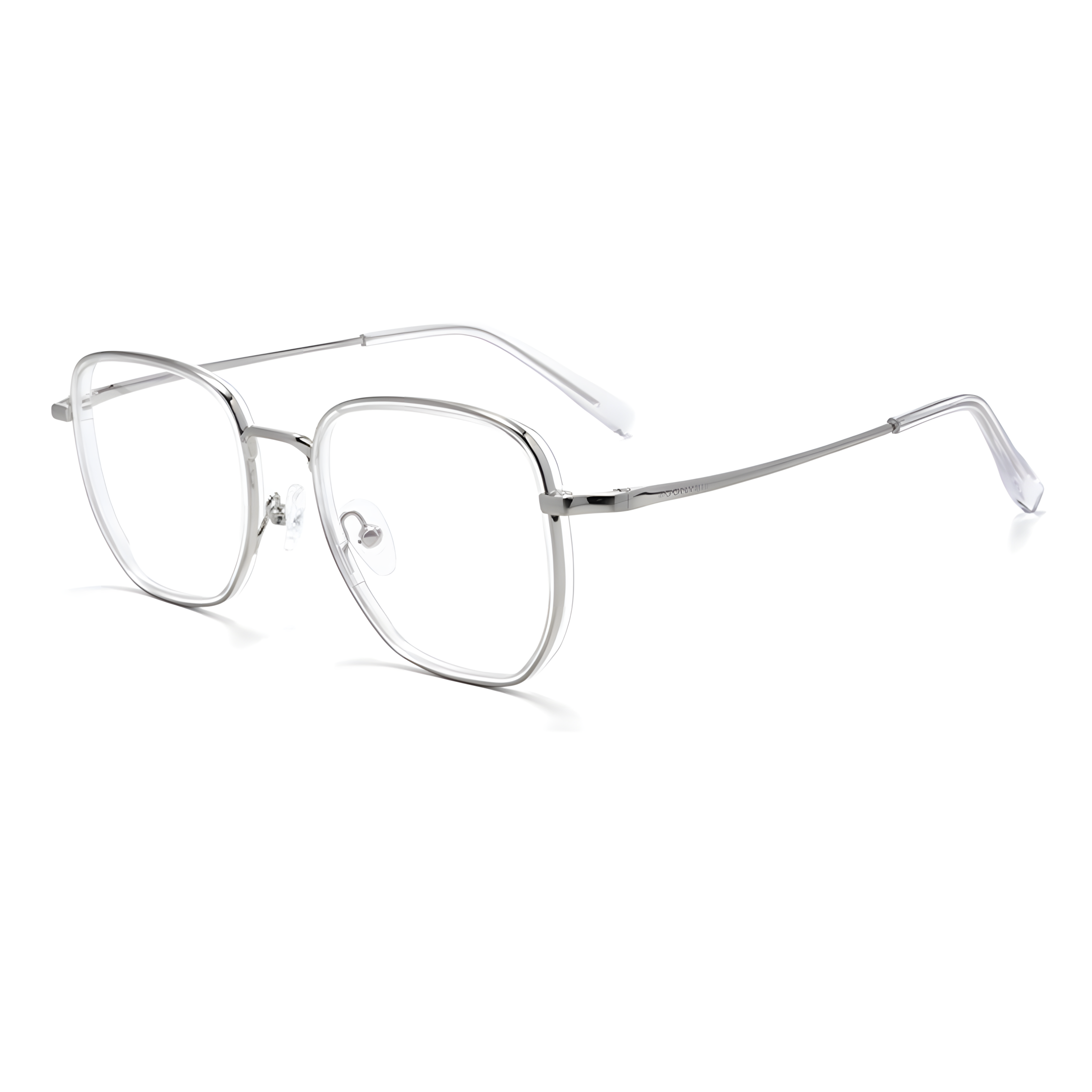 NOZOMI transparent silver (3) eyeglasses