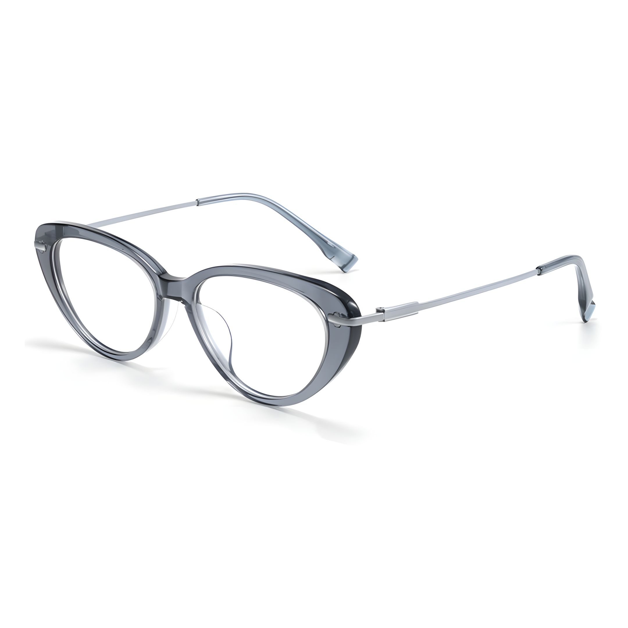 IROHA eyeglasses - F-GG567F-CLEAR-GRAY