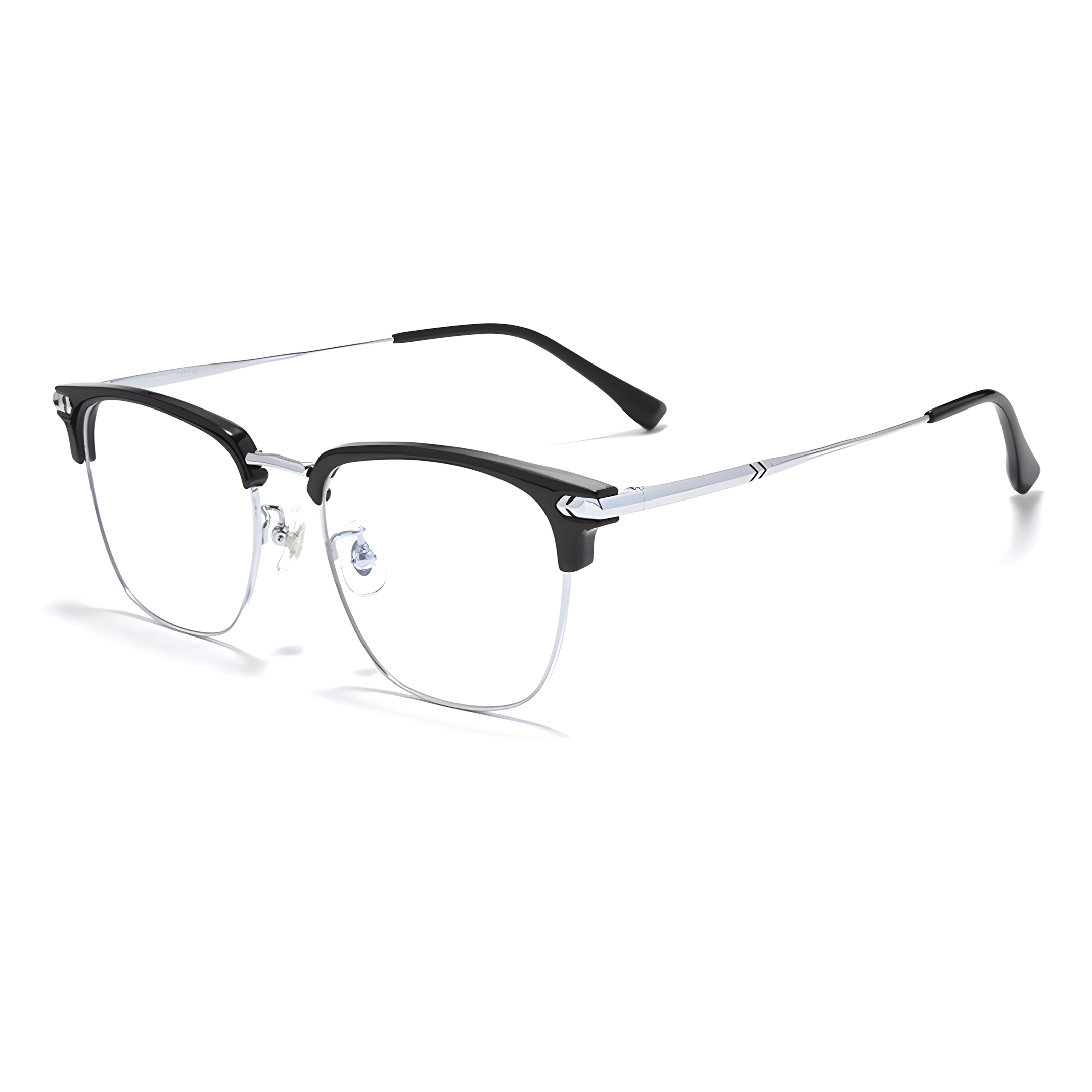 INSA Black/Silver Asian fit eyeglasses