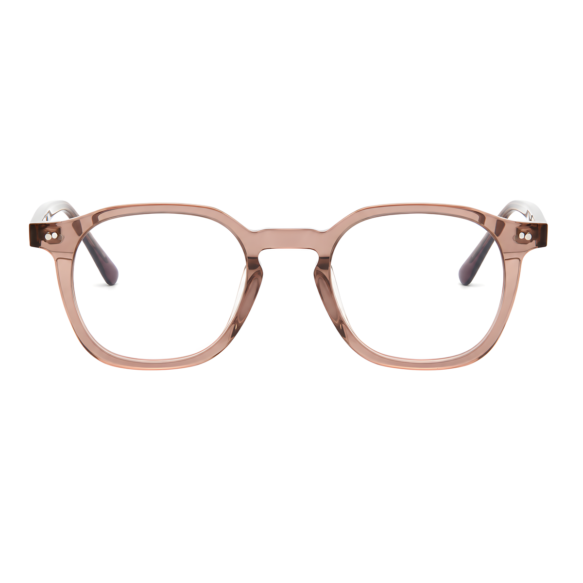 AOMORI Asian fit eyeglasses - GG6013F白底图透茶2