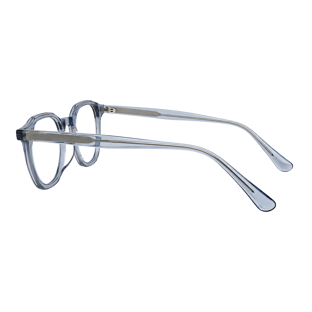 AOMORI Asian fit eyeglasses - GG6013F白底图透蓝3