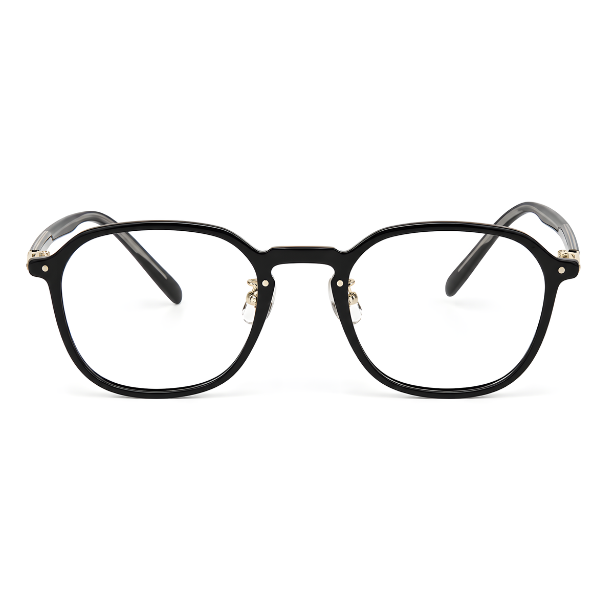 KOBARI Asian fit eyeglasses - KBT98C51白底图黑色2