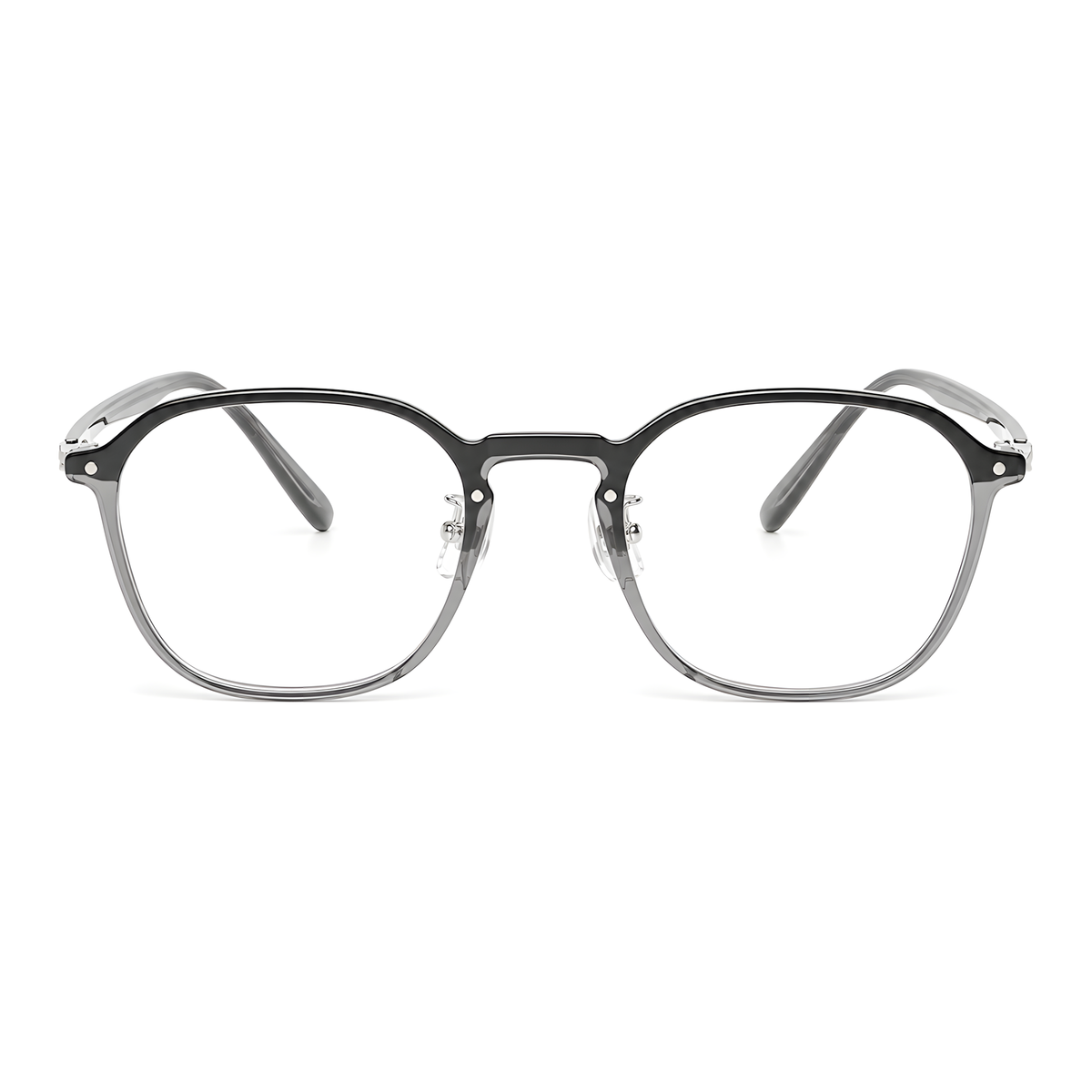 KOBARI Asian fit eyeglasses - KBT98C51白底图透灰3