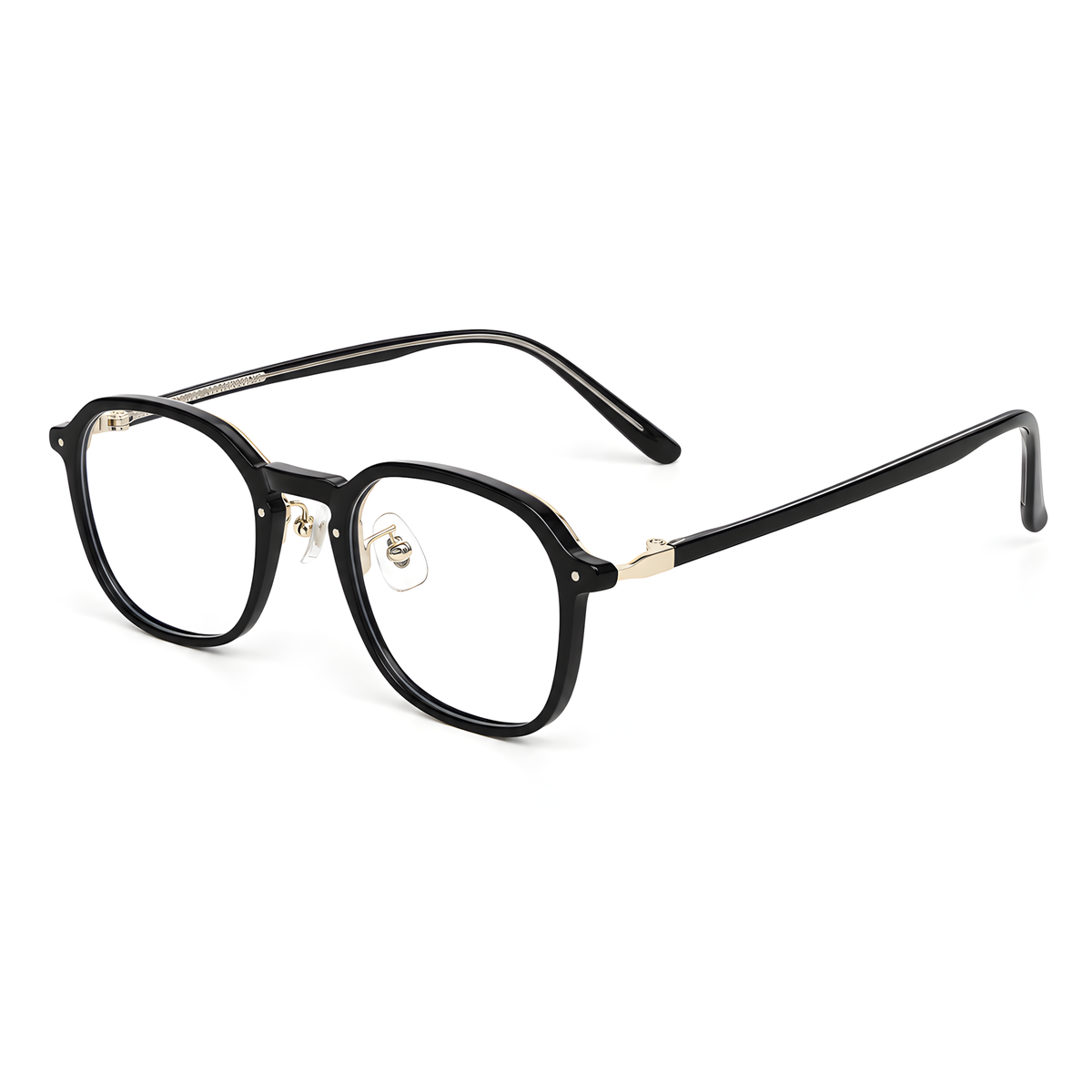 KOBARI Asian fit eyeglasses - KBT98C51白底图黑色3