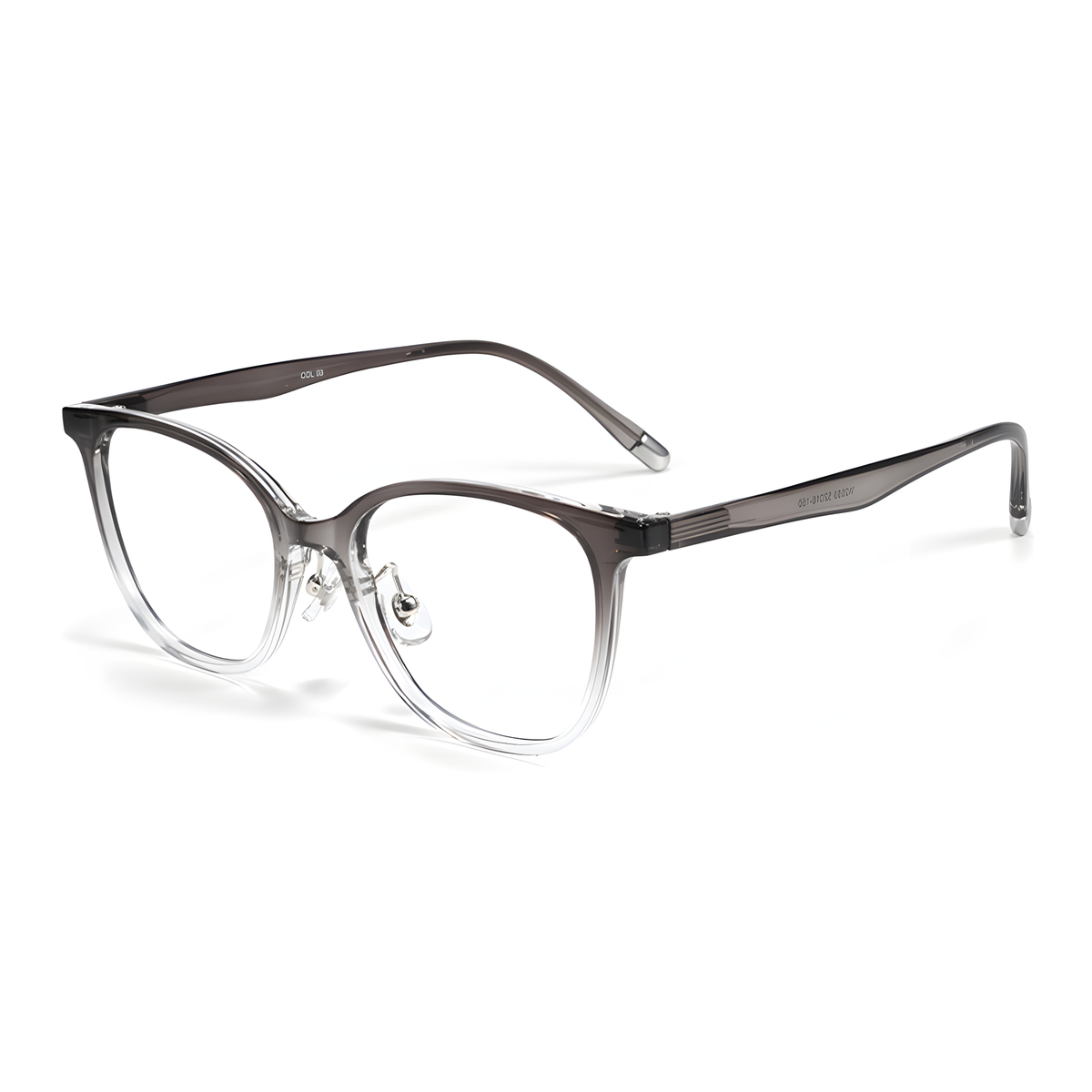 OKINAWA Asian fit eyeglasses - W2003白底图灰渐进