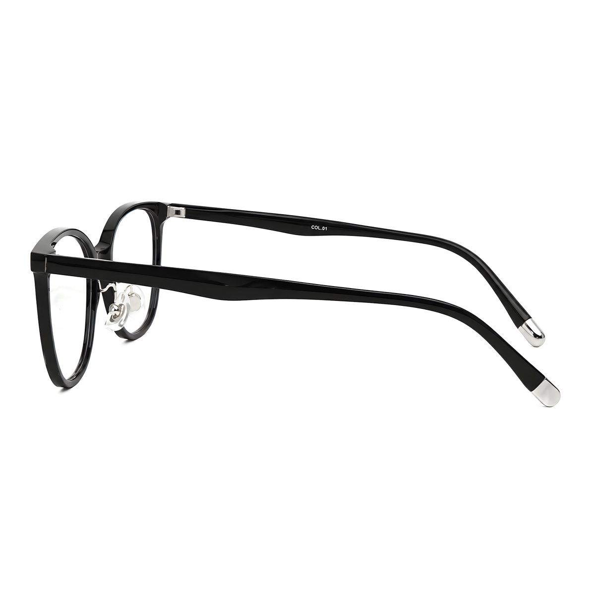 OKINAWA Asian fit eyeglasses - W2003白底图黑色2