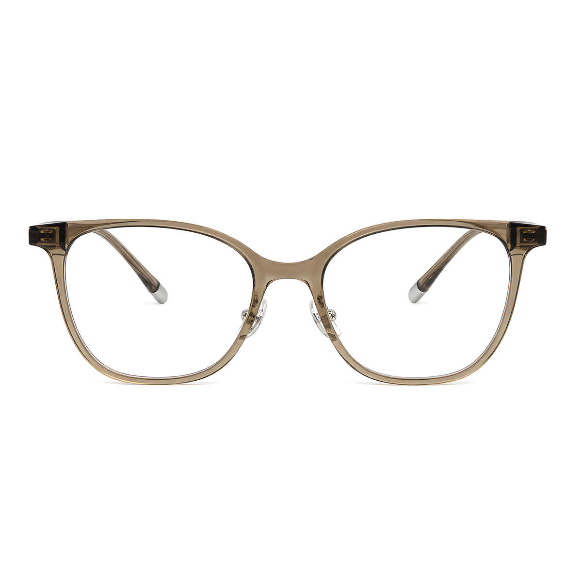 OKINAWA Asian fit eyeglasses - W2003白底图透深茶2