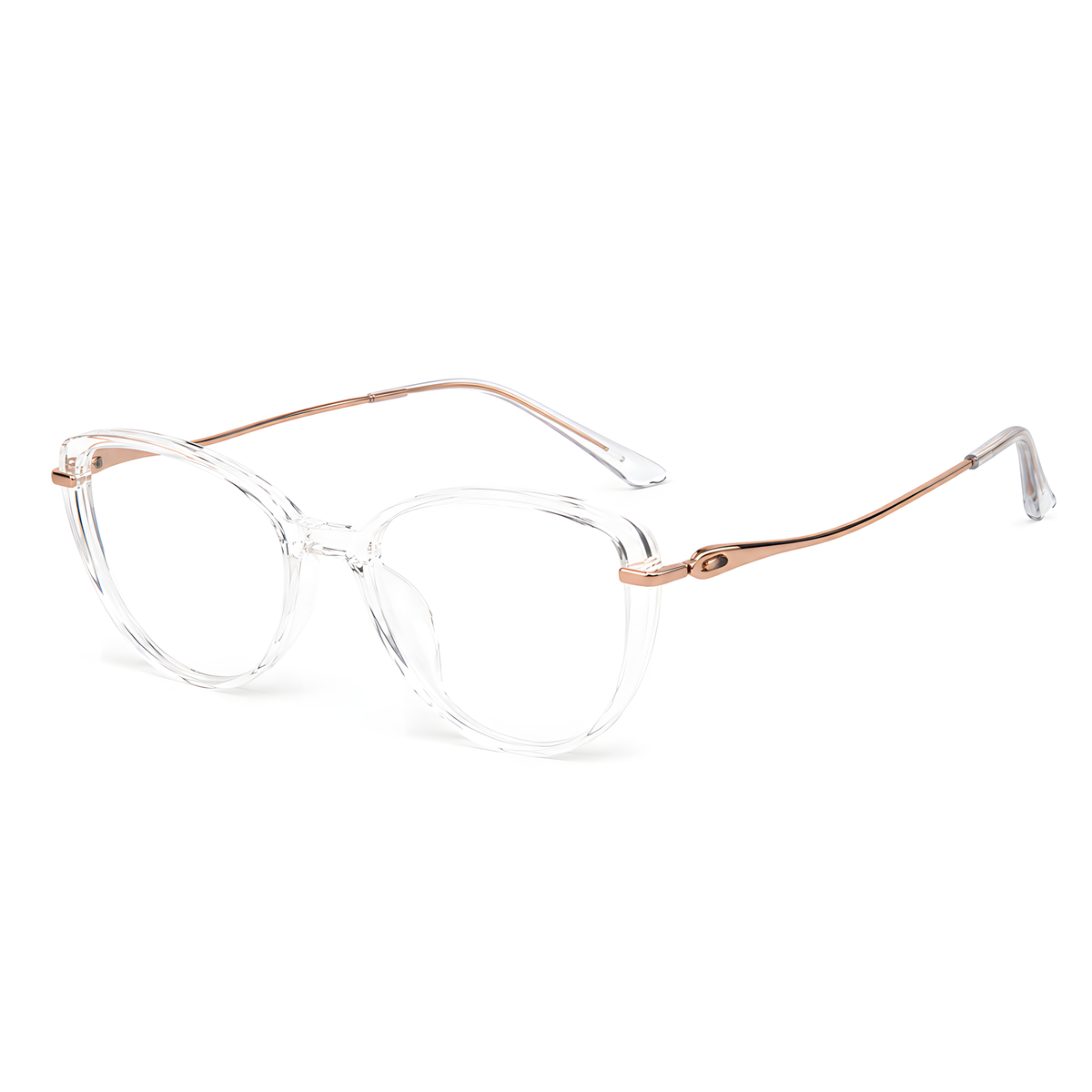 KURAMA Clear/Rose Gold angle view