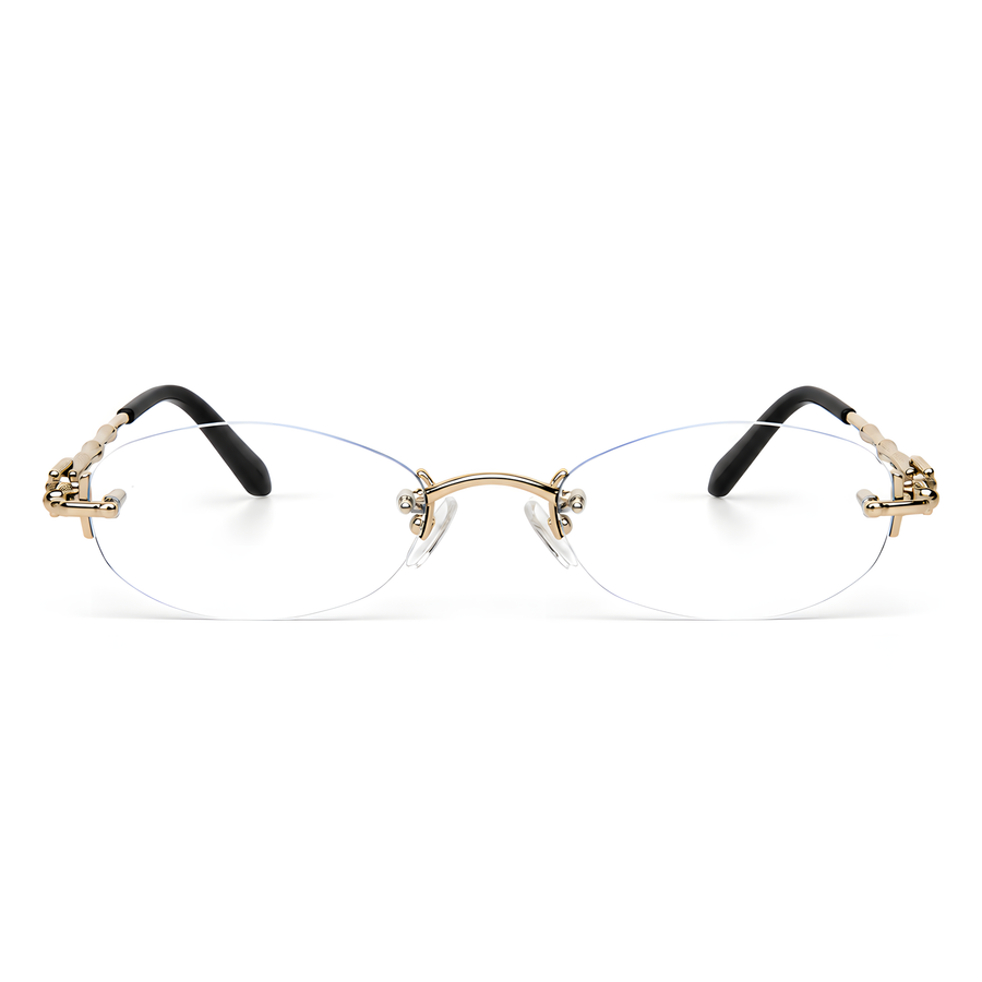 IZUMO Gold eyeglasses side view