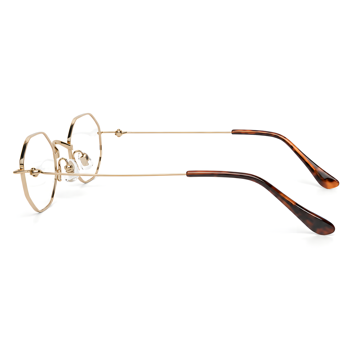 NIIGATA Gold eyeglasses side view
