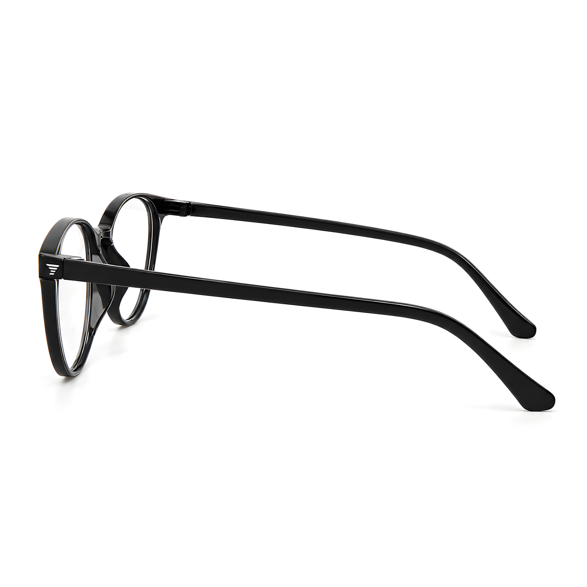 IWAKUNI Black eyeglasses side view
