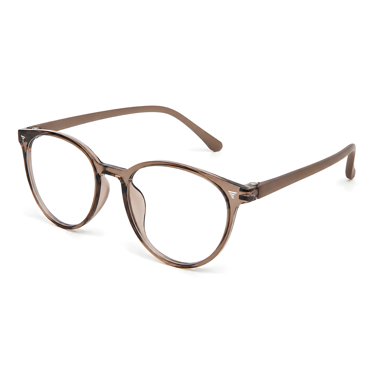 IWAKUNI Dark Tea eyeglasses side view