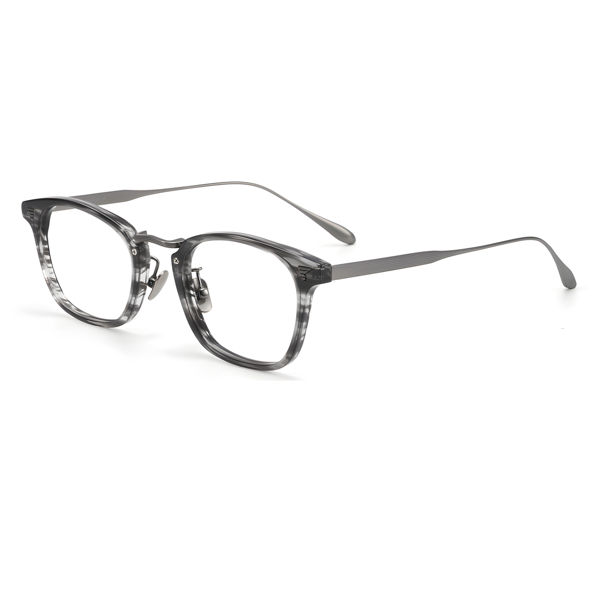 MAEBASHI eyeglasses M80922白底图花条纹枪