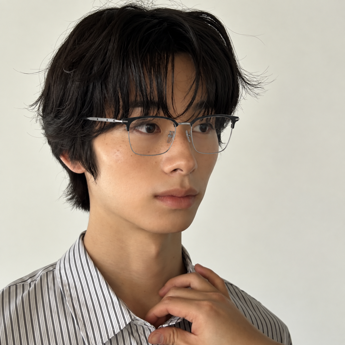 KAGOSHIMA model wearing GOODLUUK eyewear 1