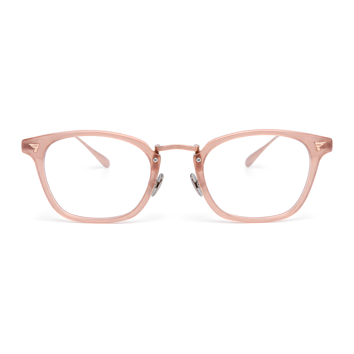 MAEBASHI eyeglasses M80922白底图透粉玫金